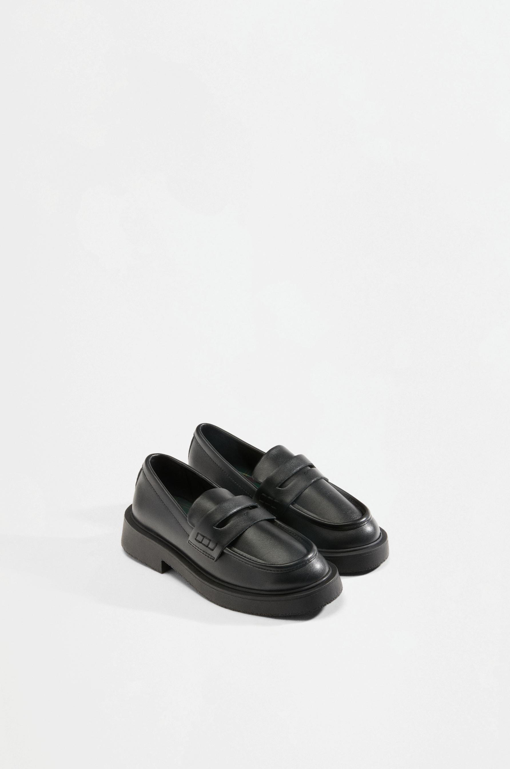 Penny Loafers — BLACK