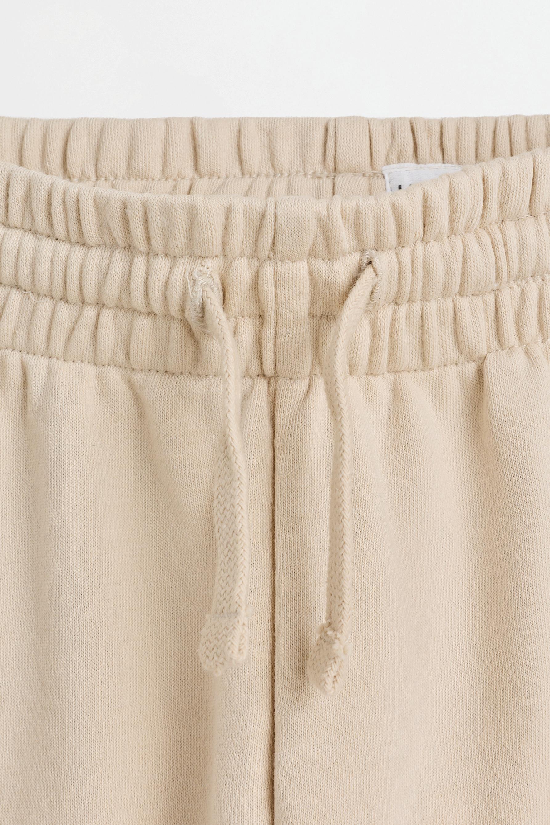 Solid plush trousers — GREY