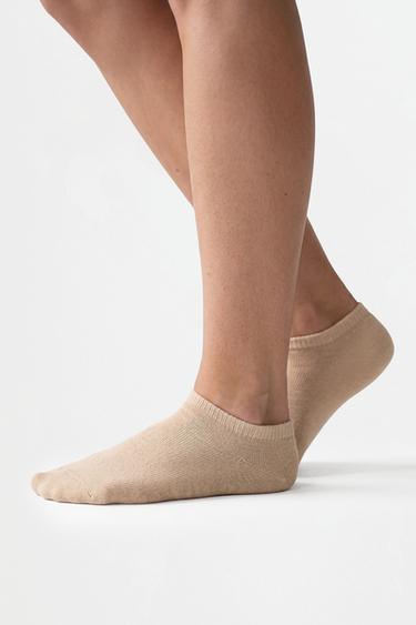 Plain ankle socks (Pack 10) — LILAC 2