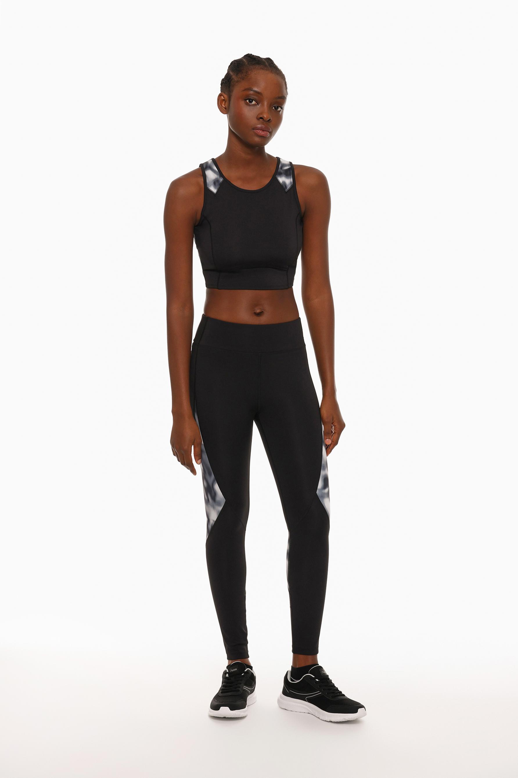 Printed sports leggings Sports Bras Sportswear CLOTHING Woman Lefties Oman