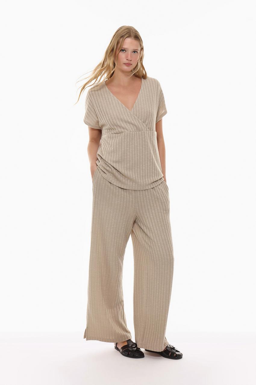 Pantalon Jogger Lefties Pantalon Punto Pantalón Punto Cortado