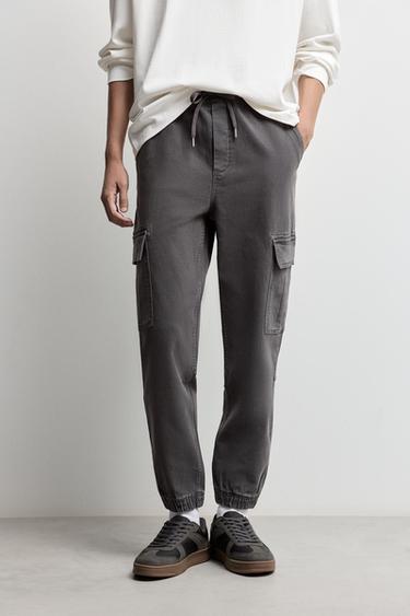 Cargo jogger jeans — DARK GREY 2
