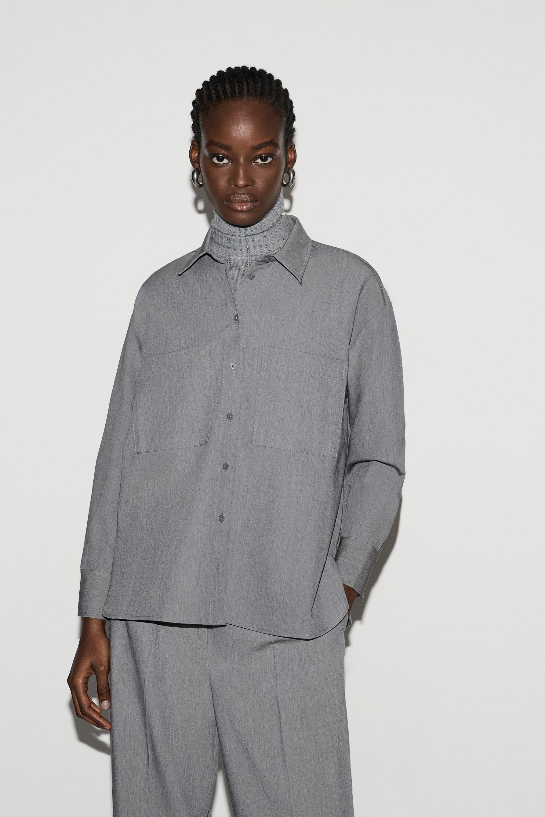 Camisa oversize jaspeado