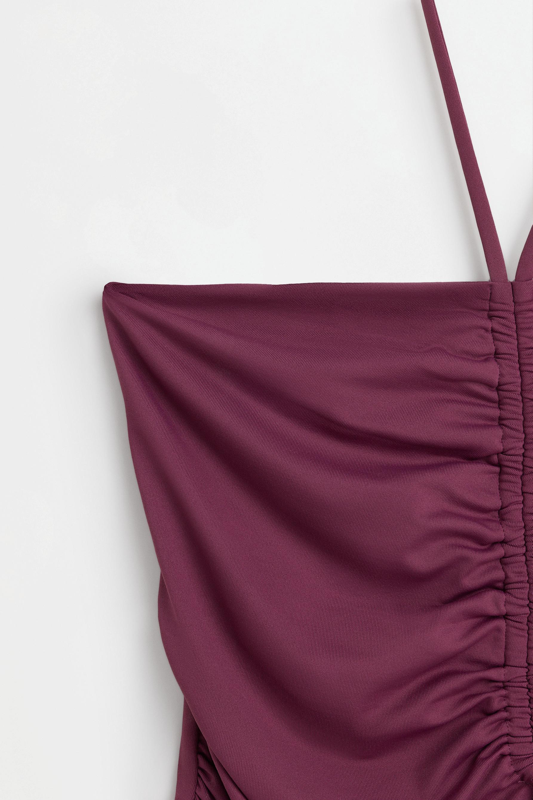 Gathered front top — PINK