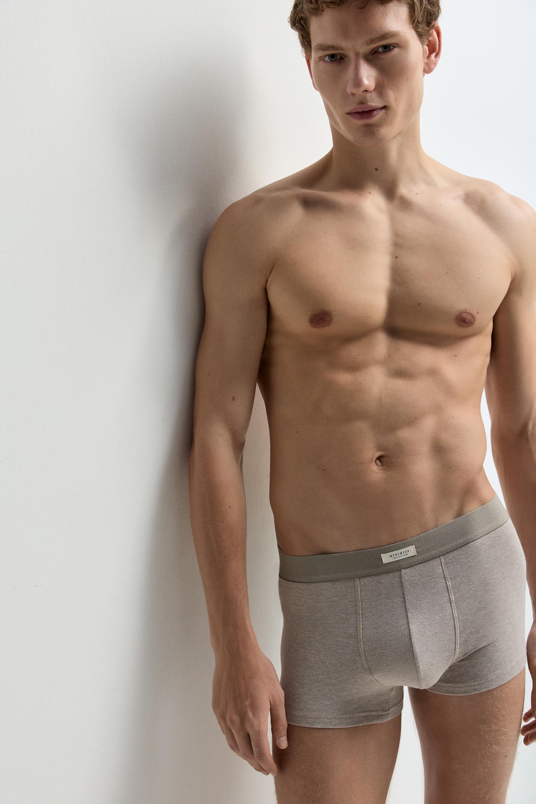 Mixed Boxer Briefs (5-Pack) — WHITE