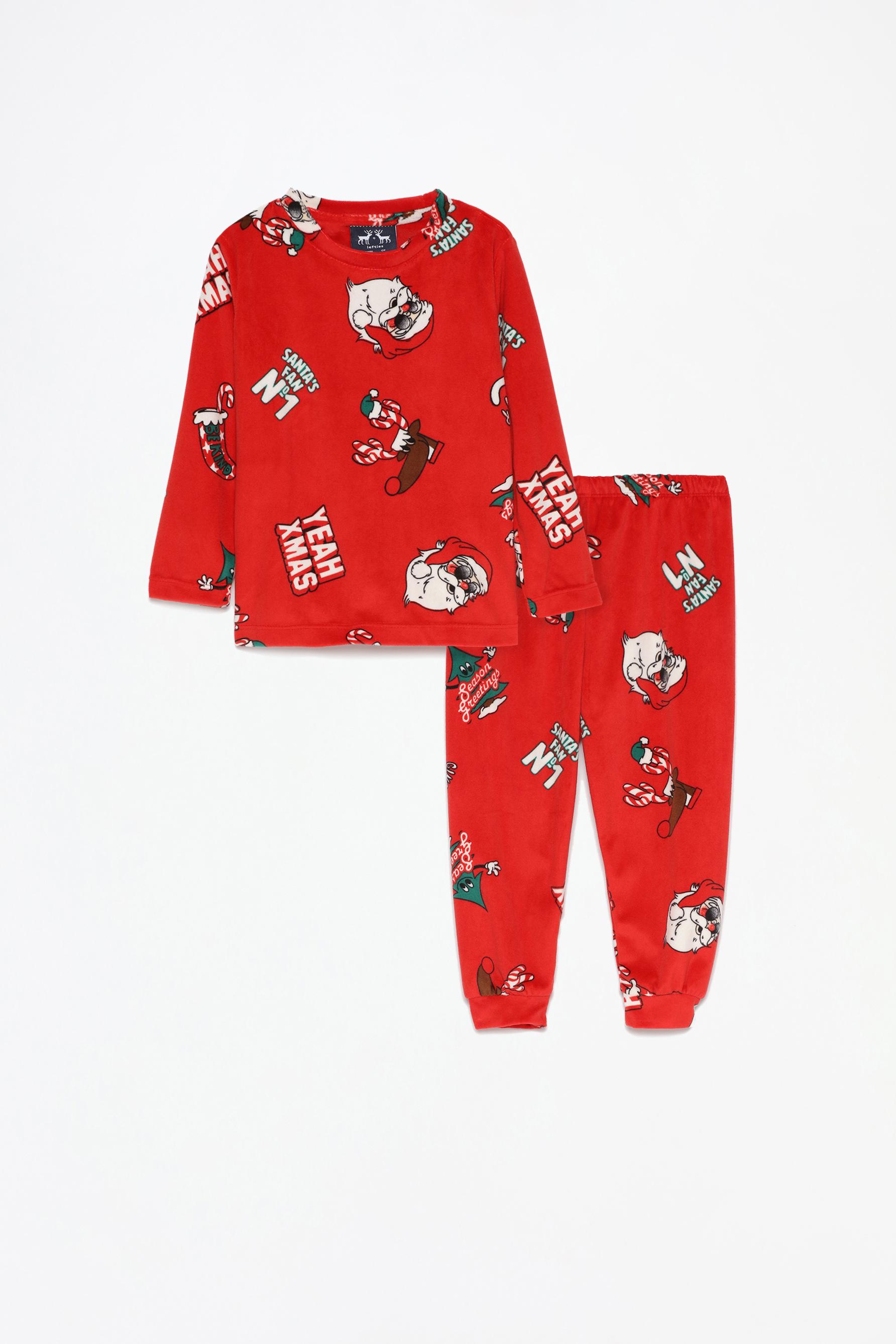 Baby Velvety Santa pyjamas