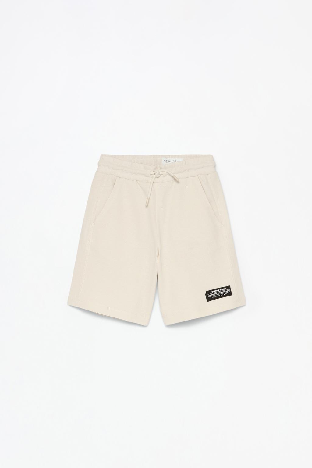 Bermudas jogger piqué