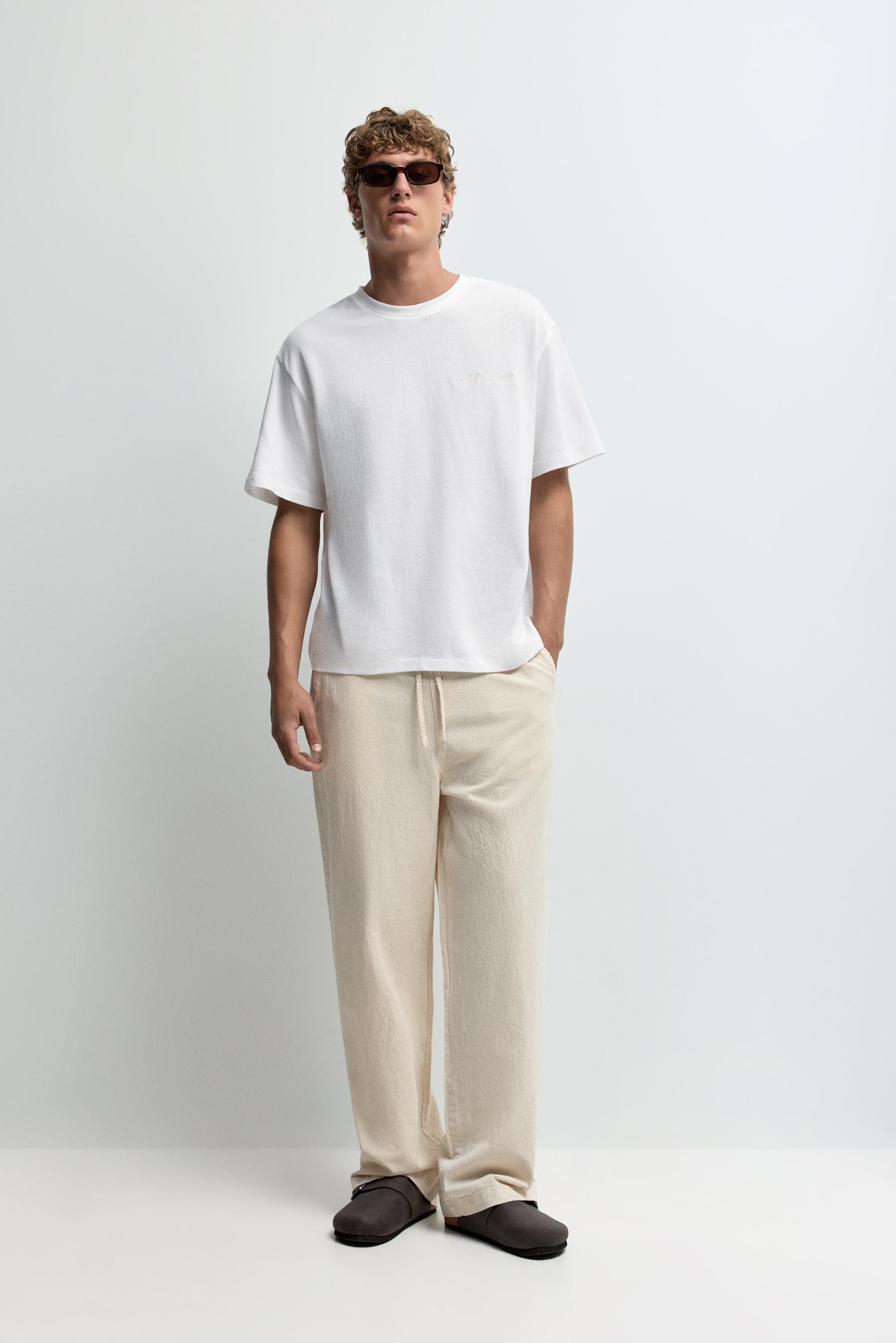 Embroidered T-shirt — OFF WHITE