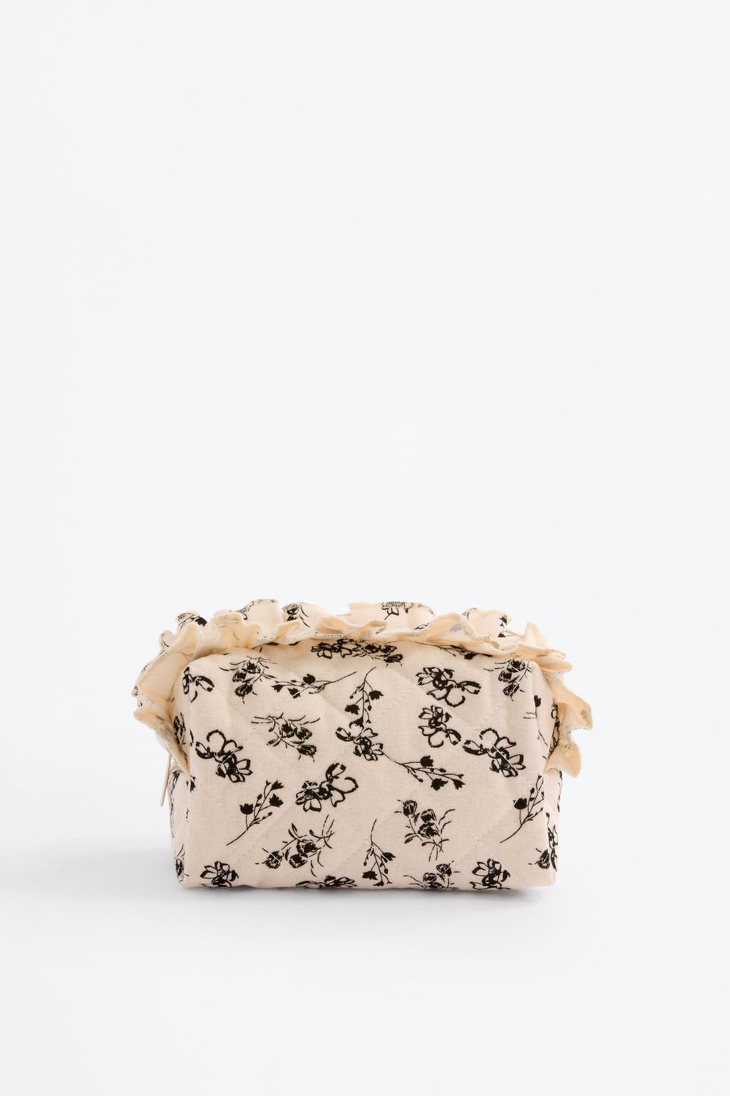 Small floral toiletry bag