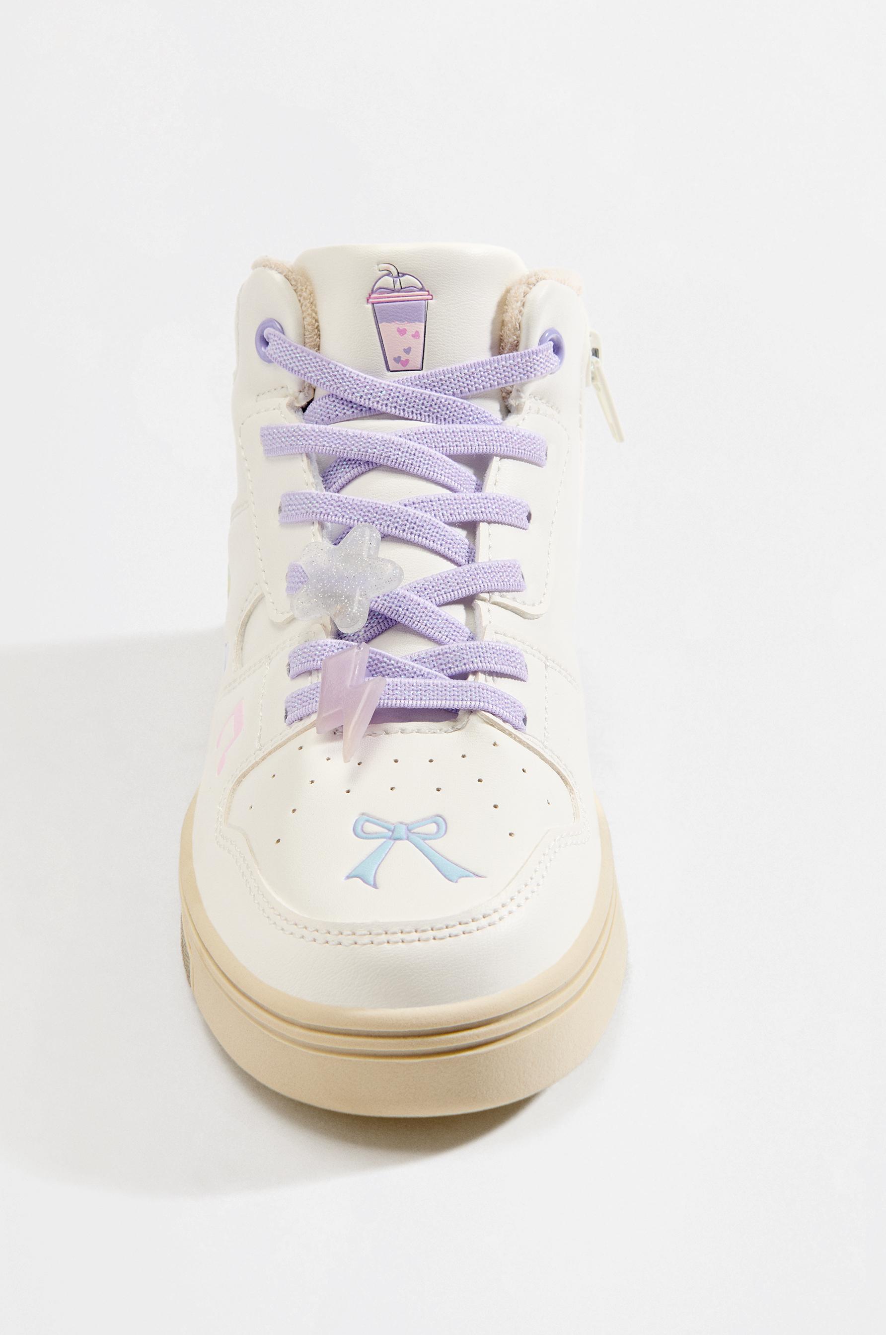 Pop high-top sneakers — WHITE