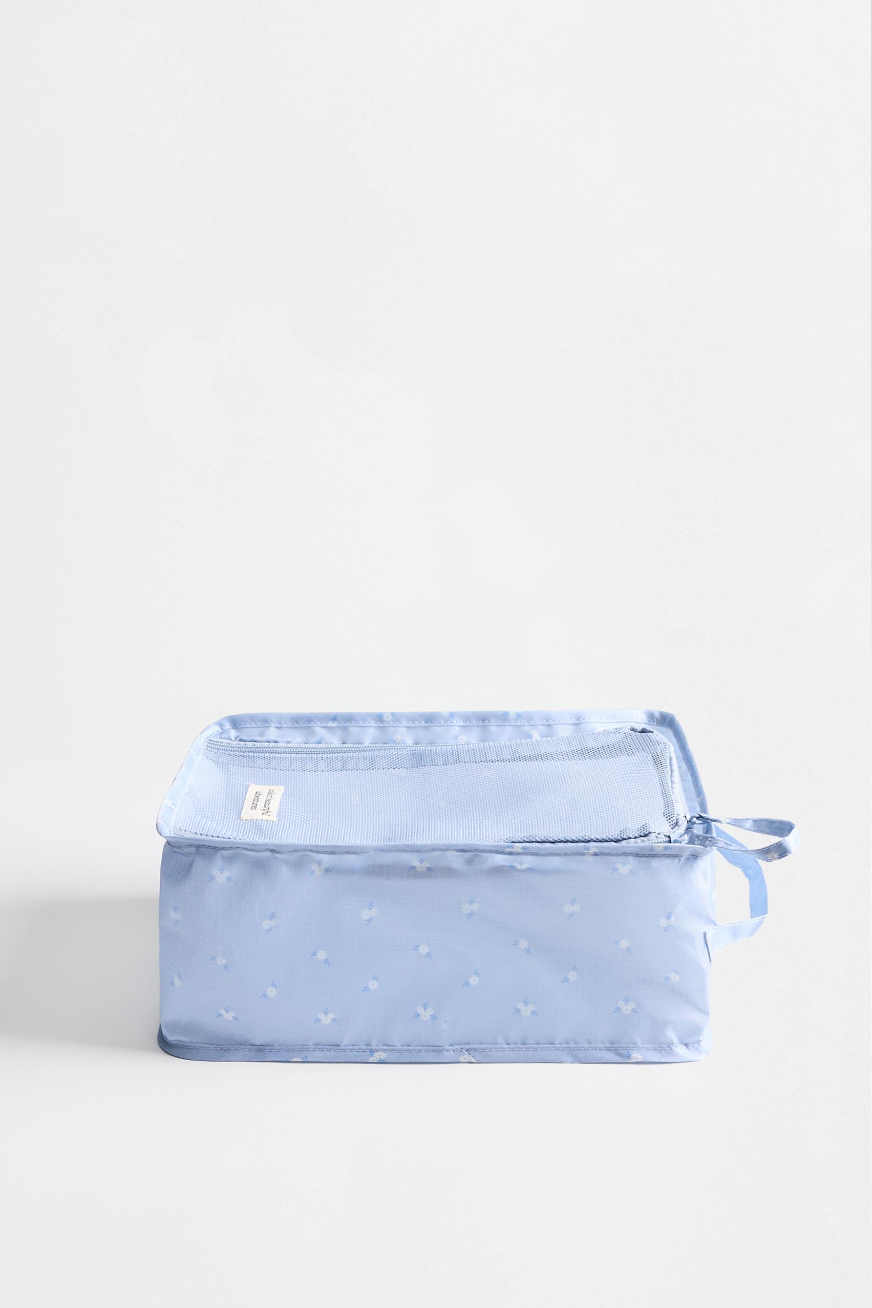 Travel footwear organiser — PASTEL BLUE