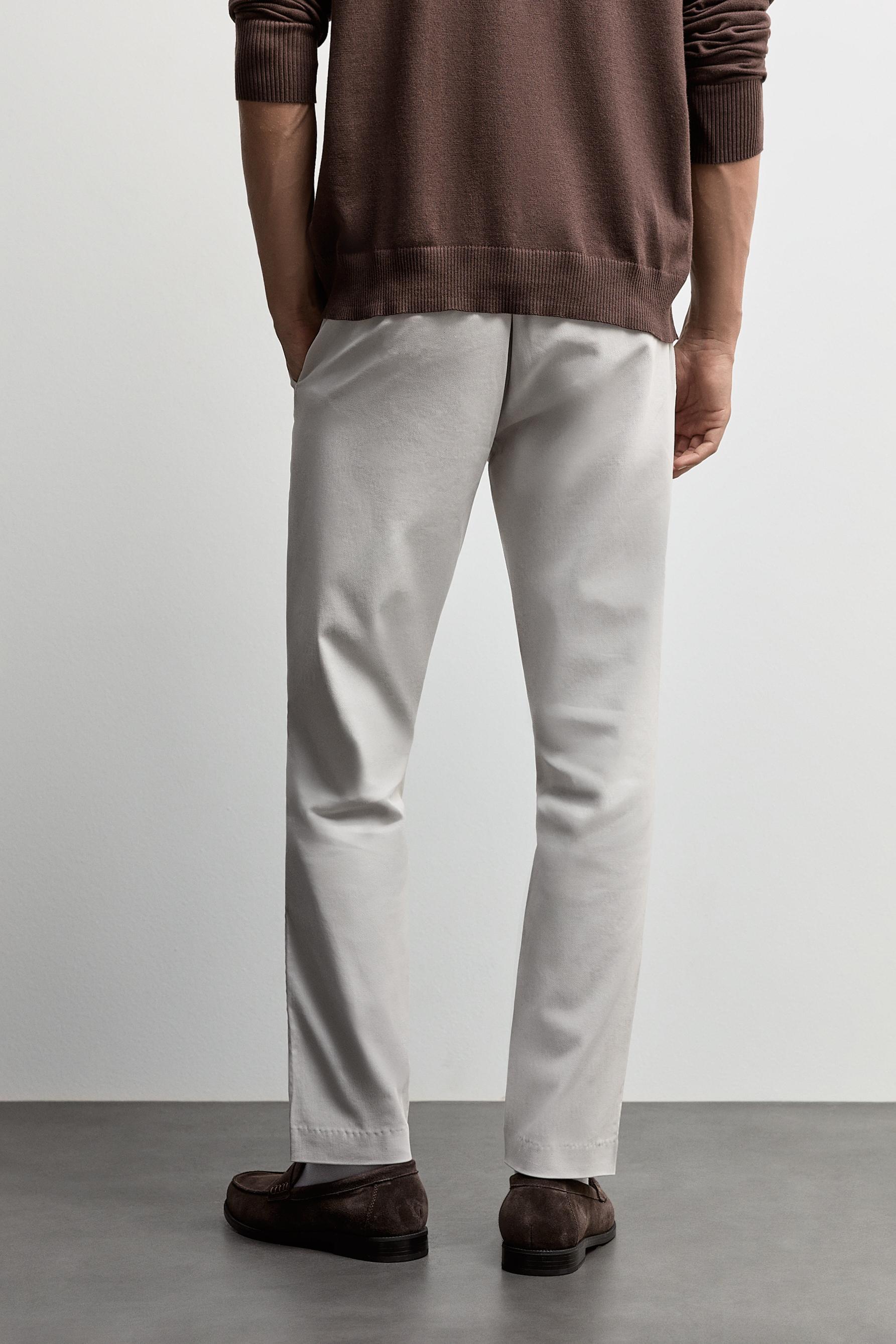 Slim fit chino trousers — HIELO