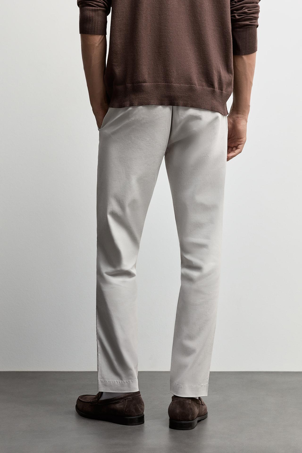 Slim fit chino trousers — HIELO