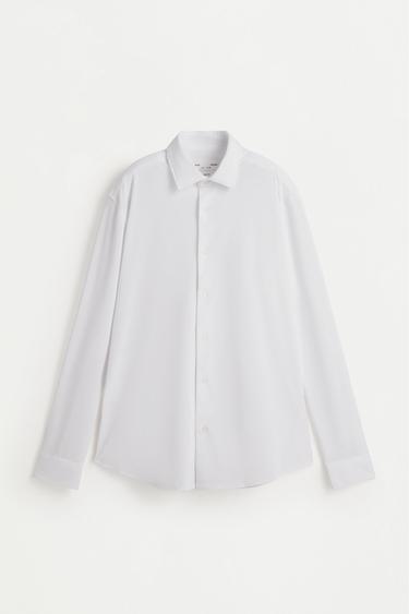 Slim fit tailored shirt — WHITE 6