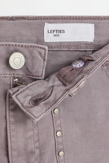 Straight twill trousers — TAUPE GREY 4