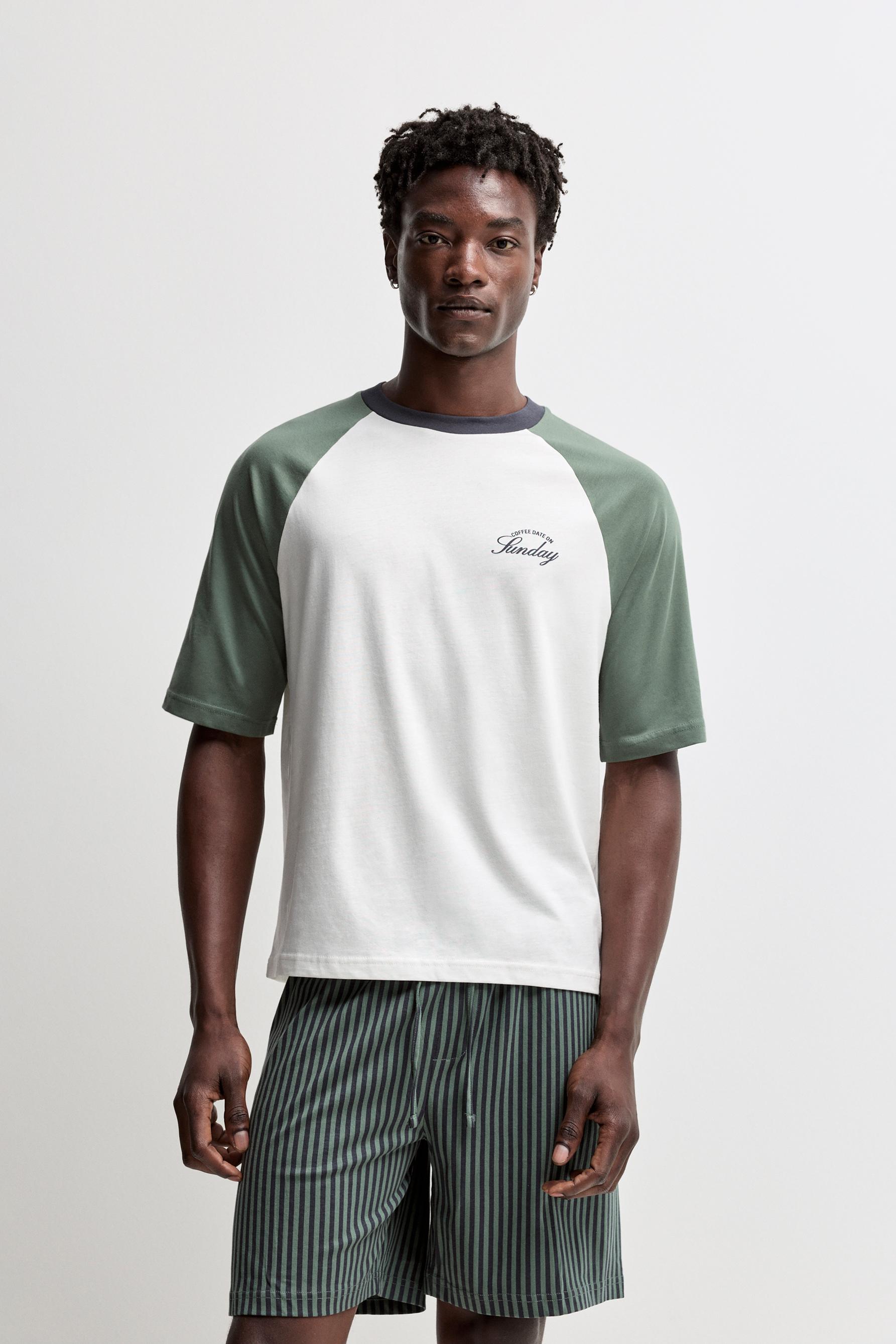Short printed pyjamas — OFF WHITE