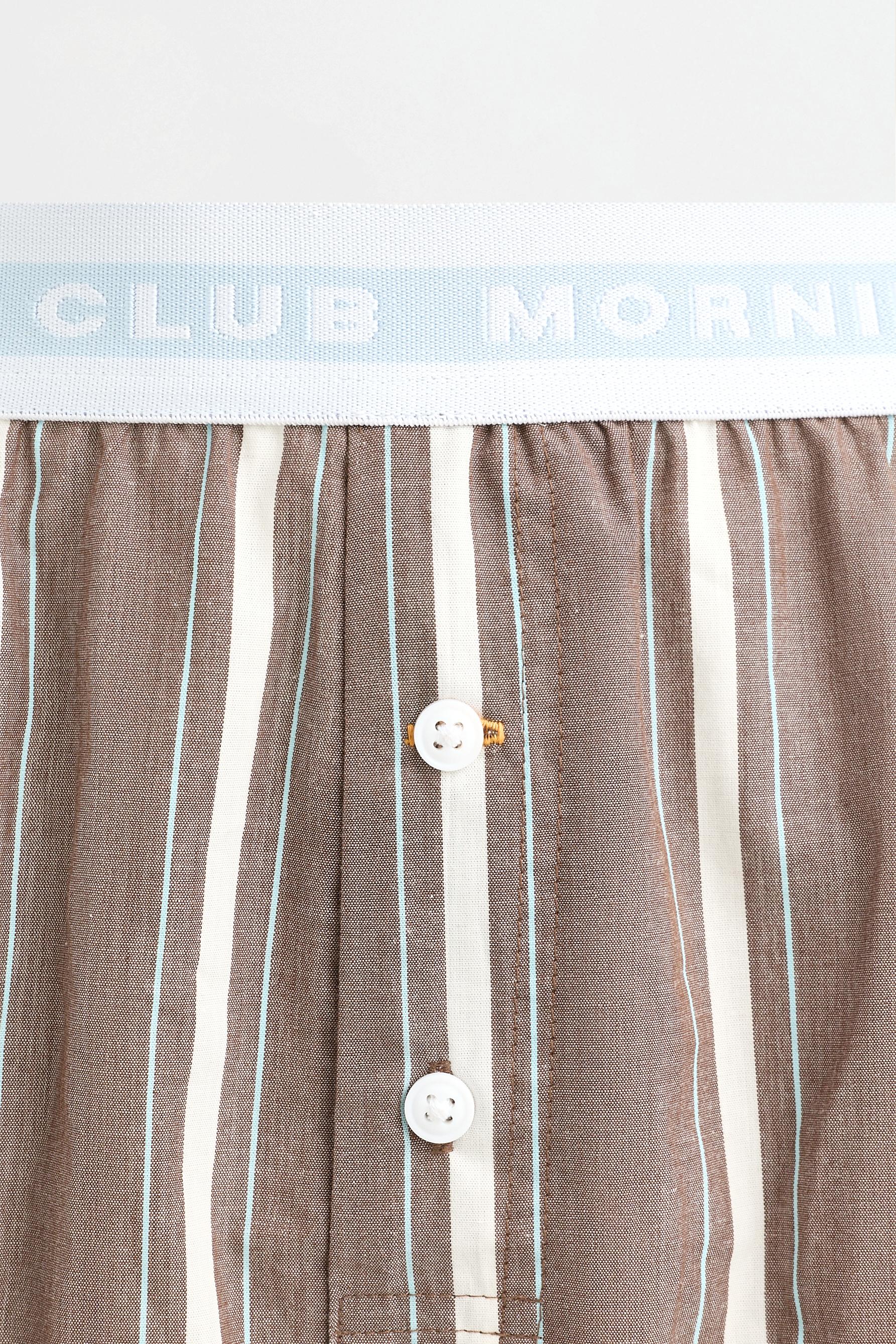 2-Pack striped boxer briefs — BROWN