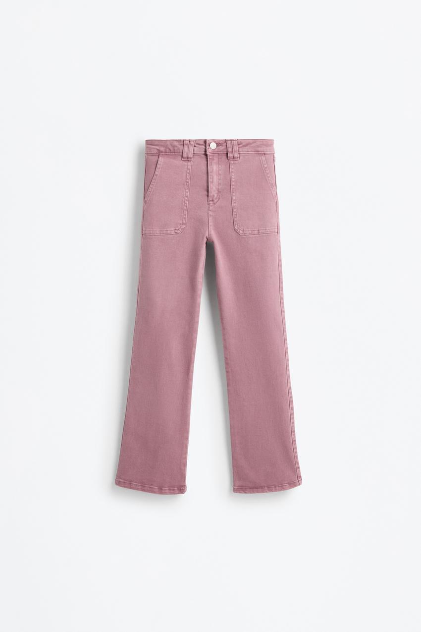 Jeans flare color Pantalones Cargo Pantalones ROPA Hombre