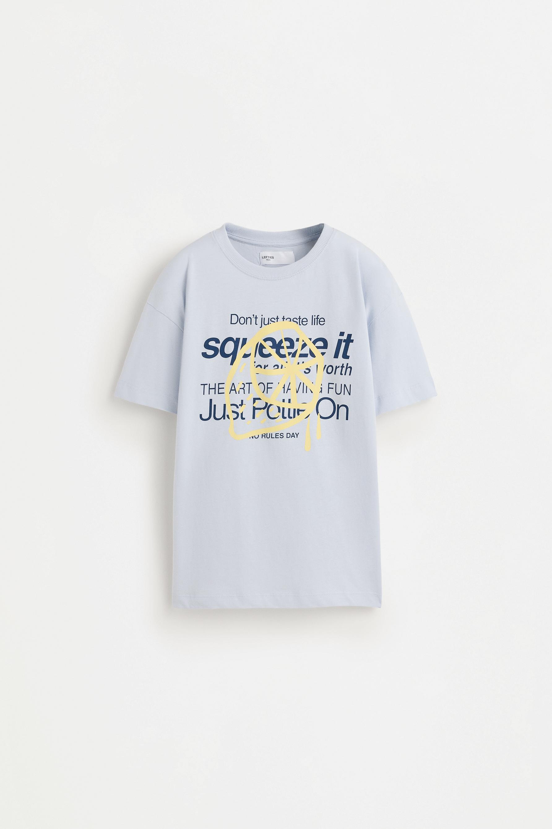 Printed T-shirt — INDIGO