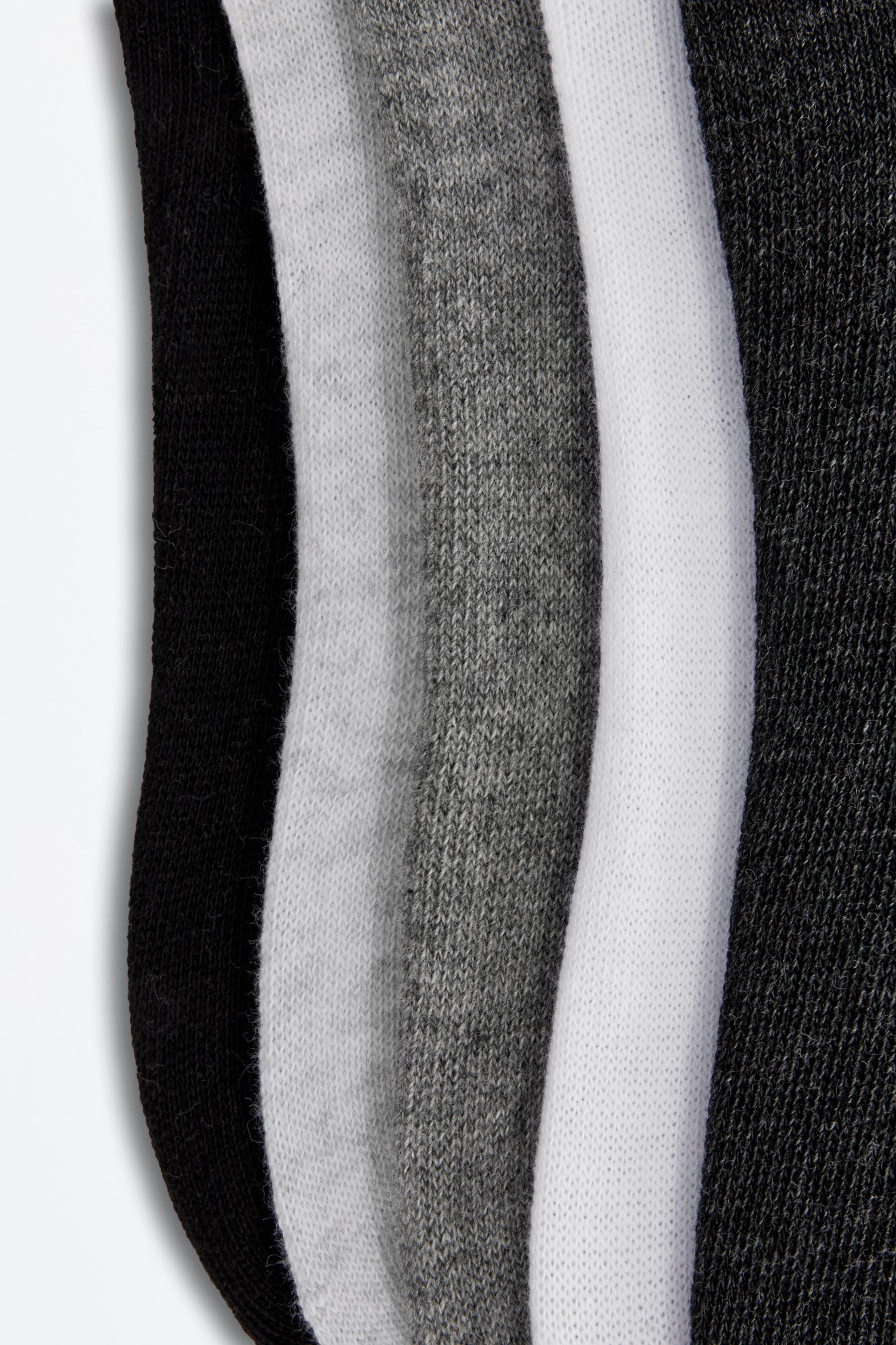 No-show socks (Pack 5) — GREY