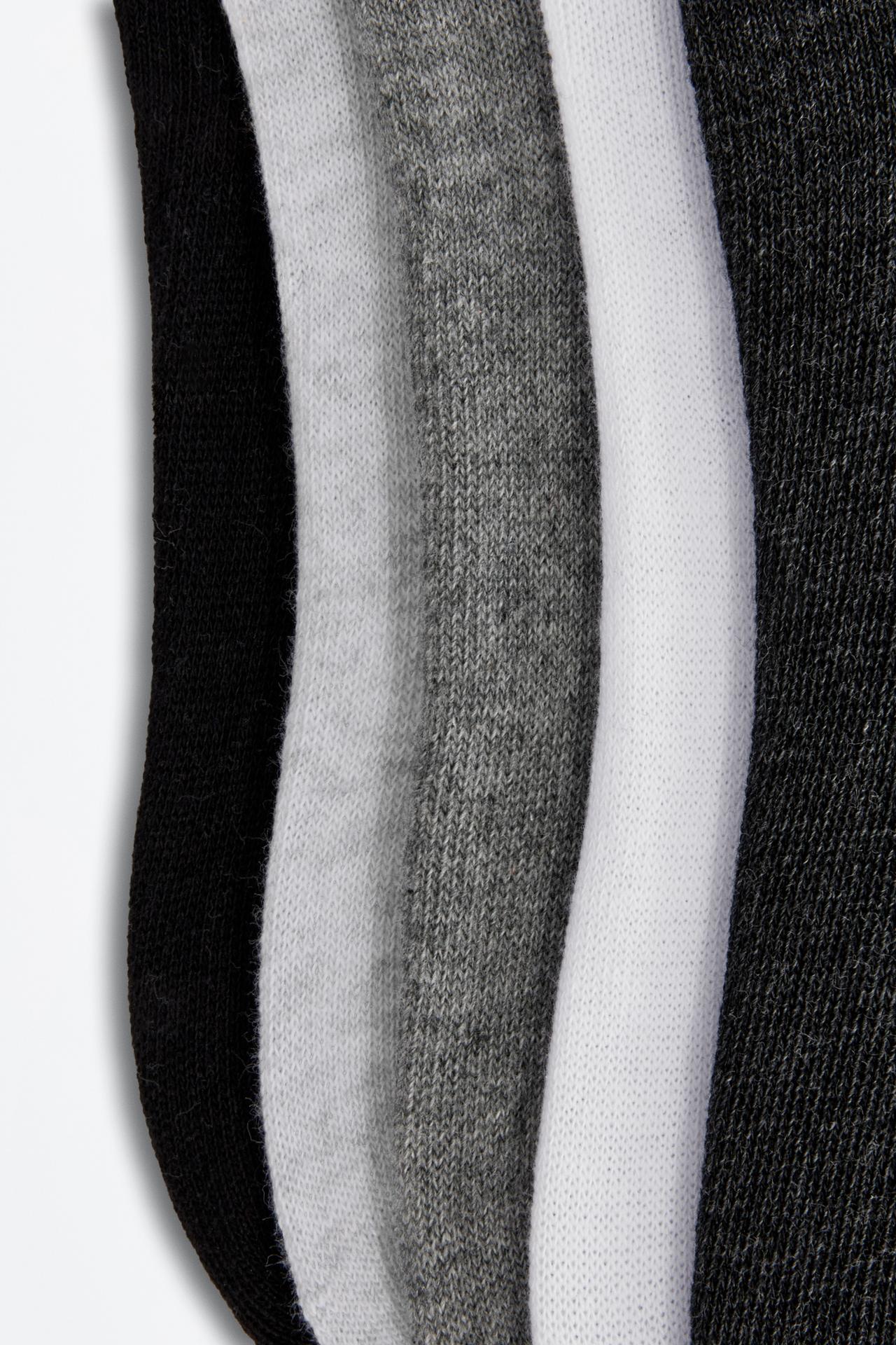 No-show socks (Pack 5) — GREY