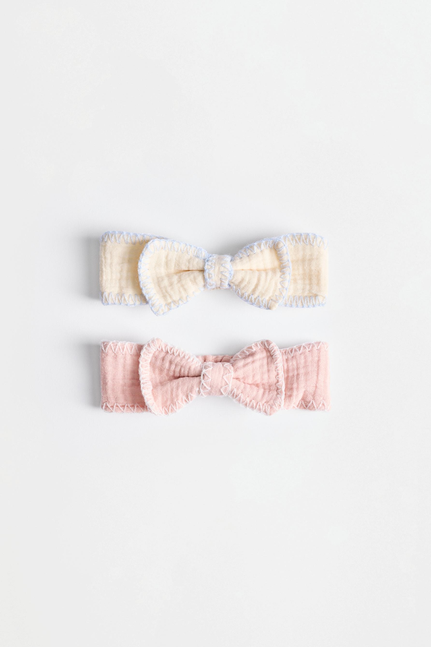 Muslin bow bandanas (2-pack) — VARIOUS