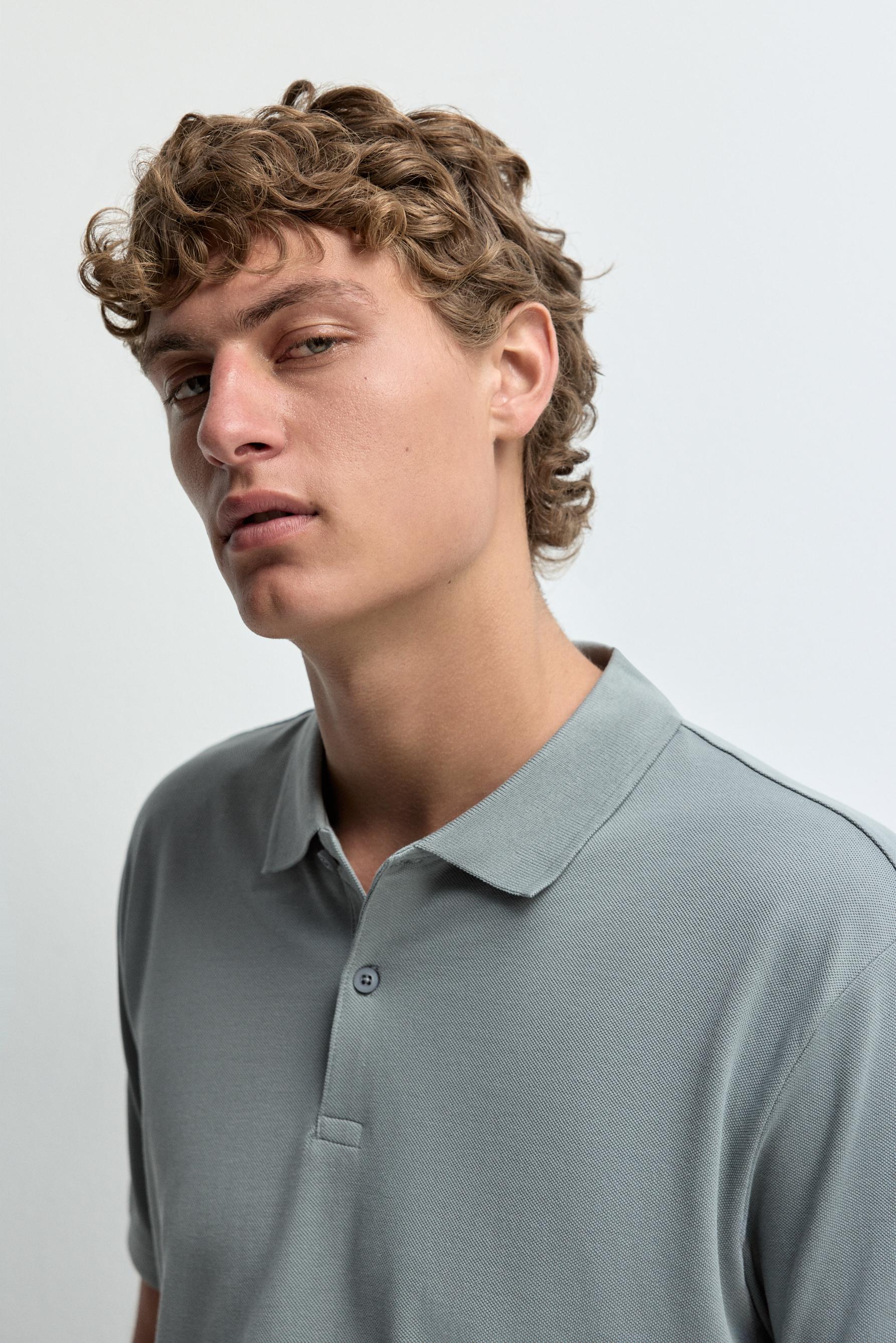 Basic polo shirt — GREY