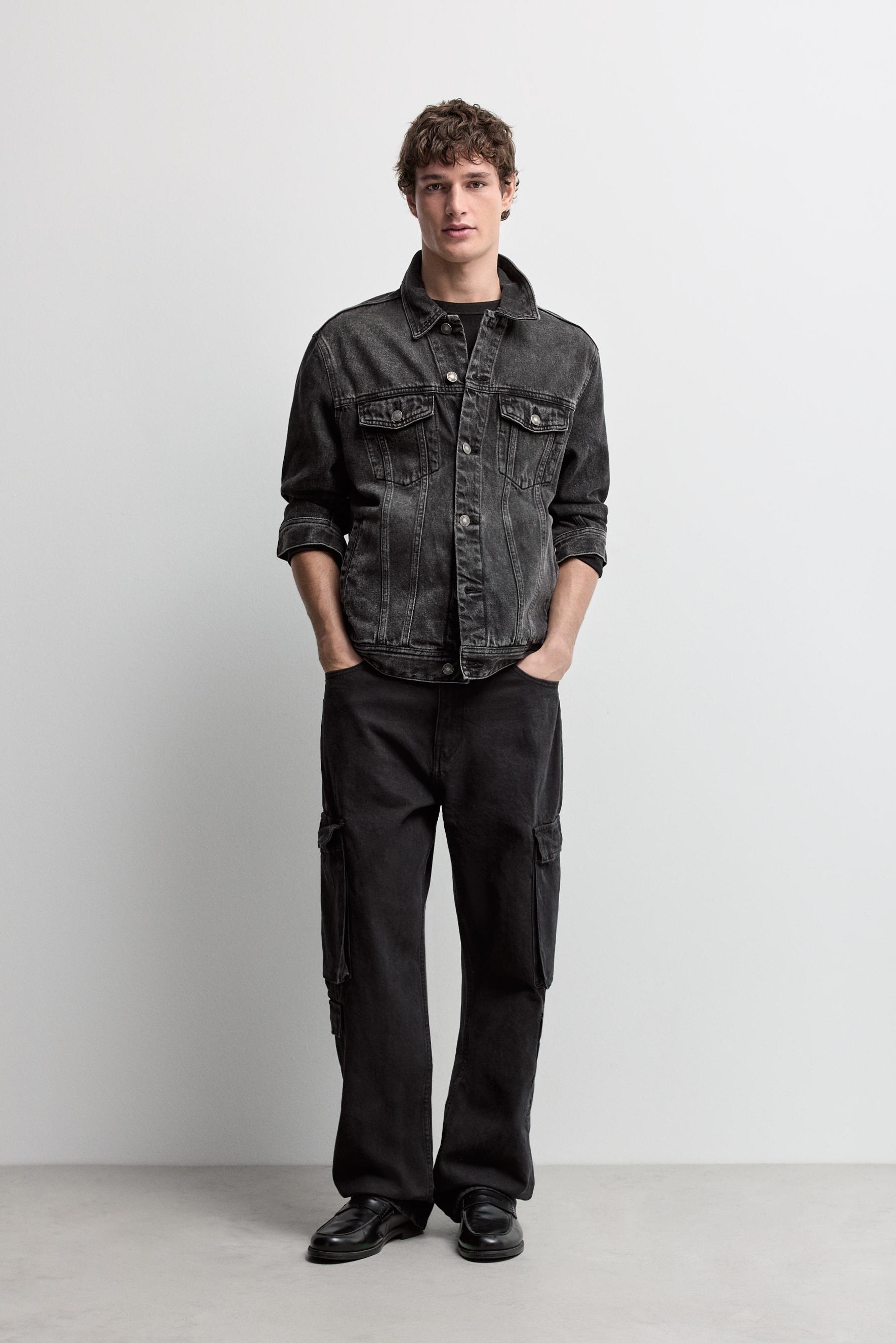 Multipocket baggy jeans — FADED BLACK