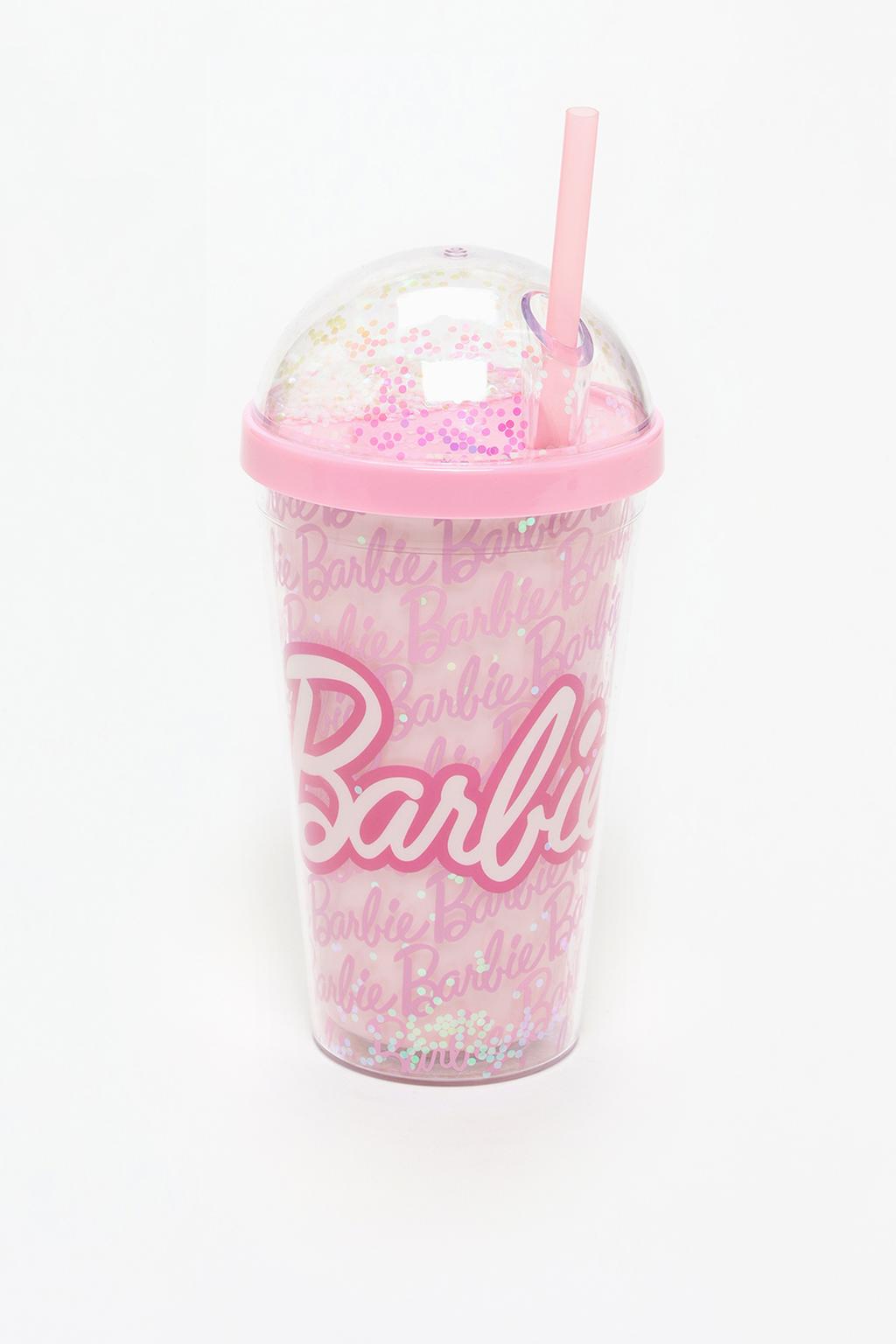 Shiny Barbie™ tumbler with straw