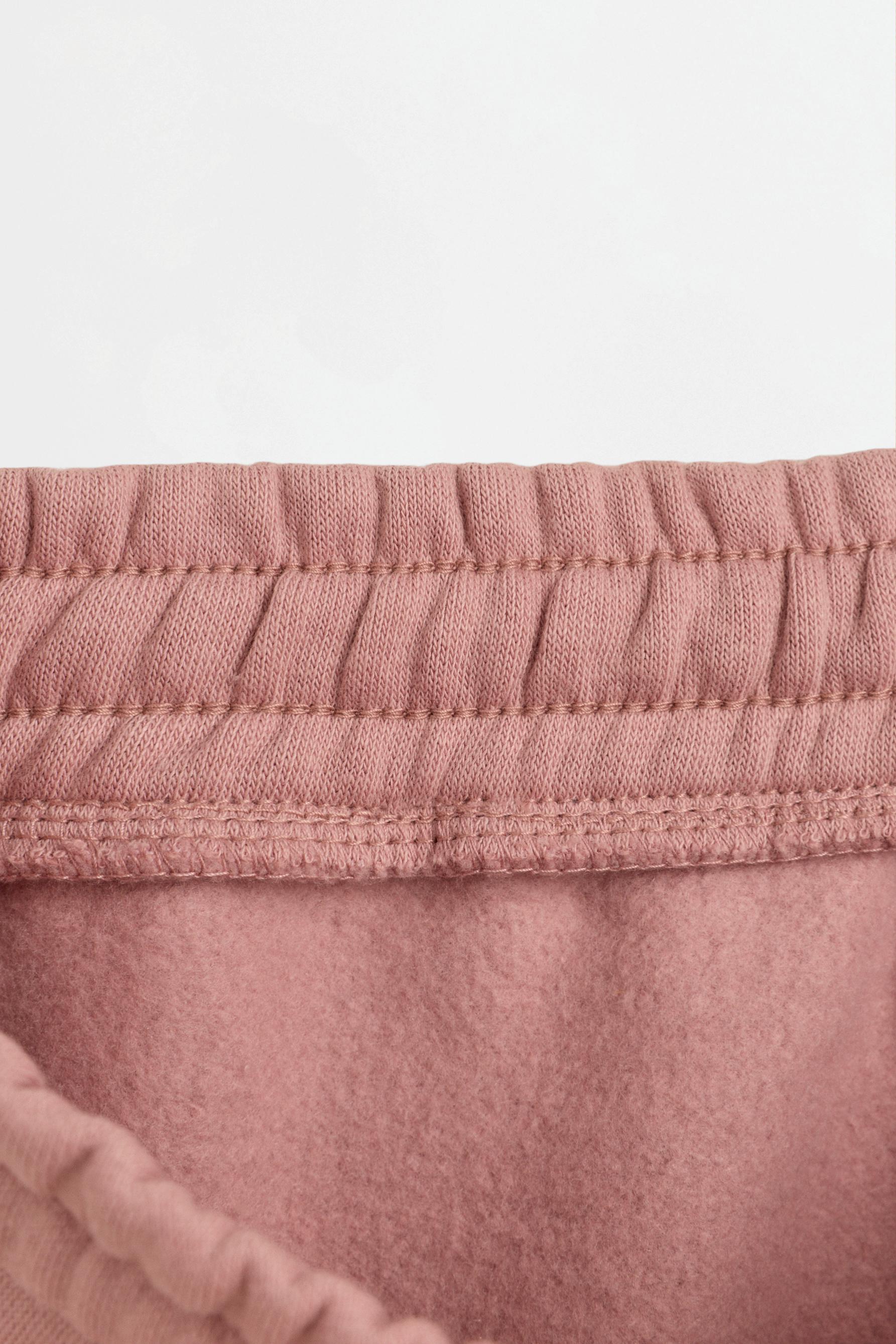 Pack of 2 plain plush trousers — BLACK