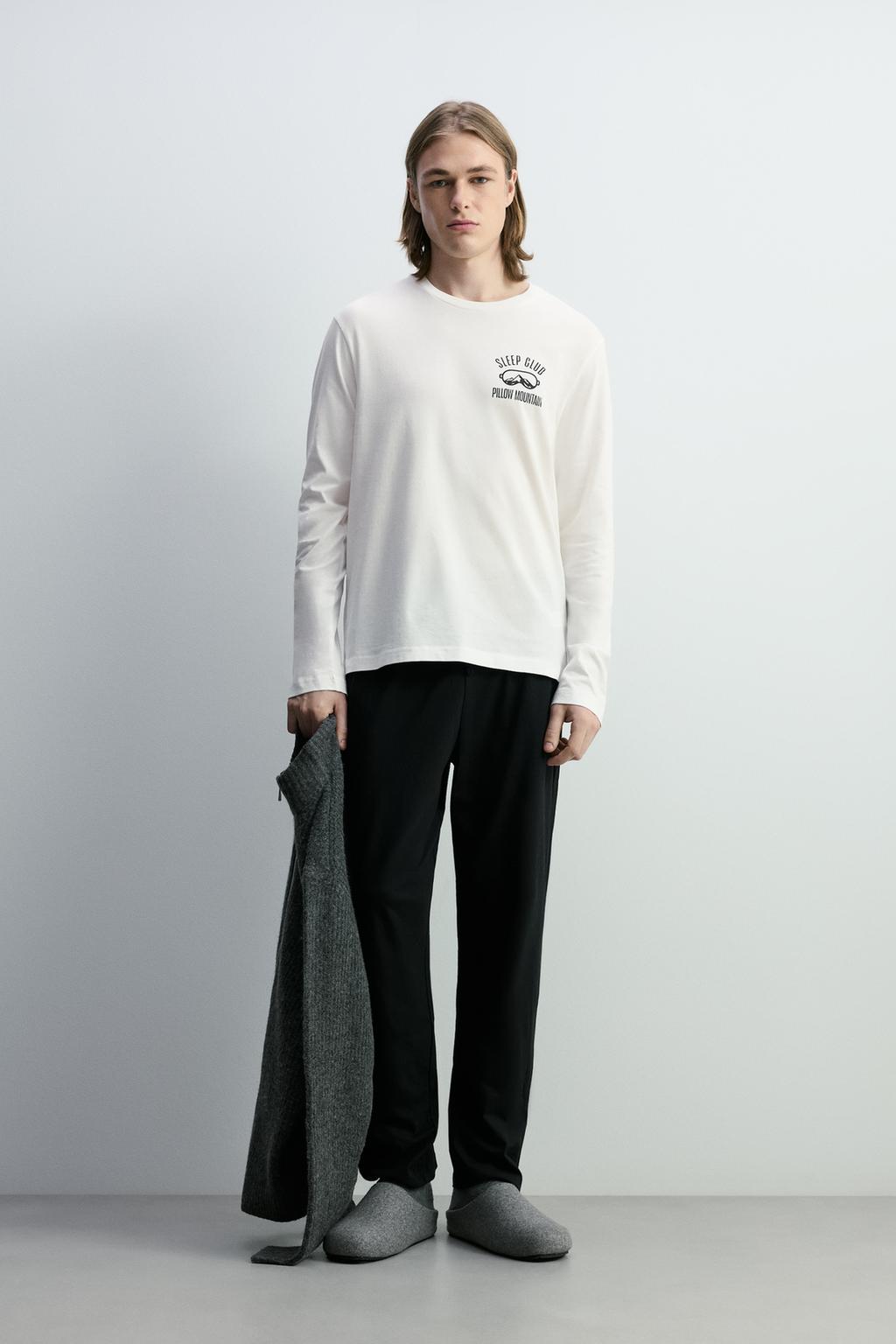 Long printed pyjamas