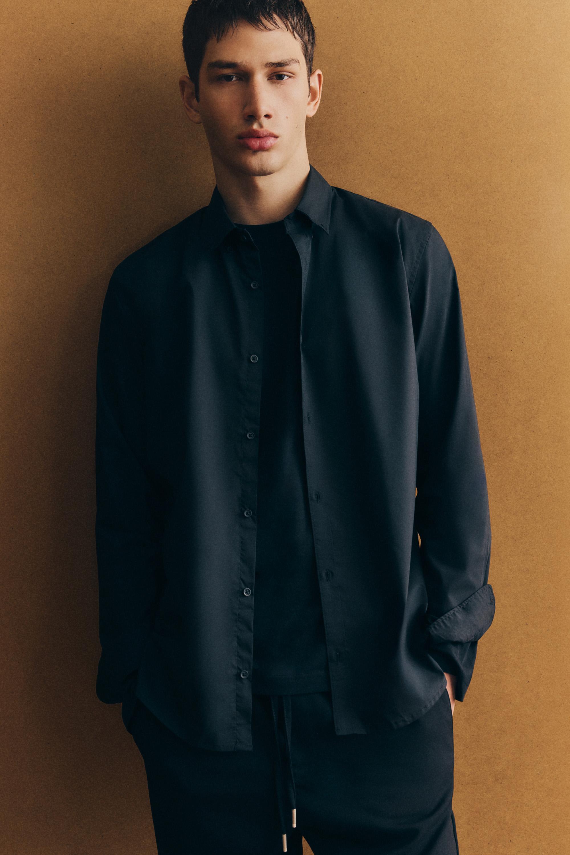 Basic shirt — BLACK