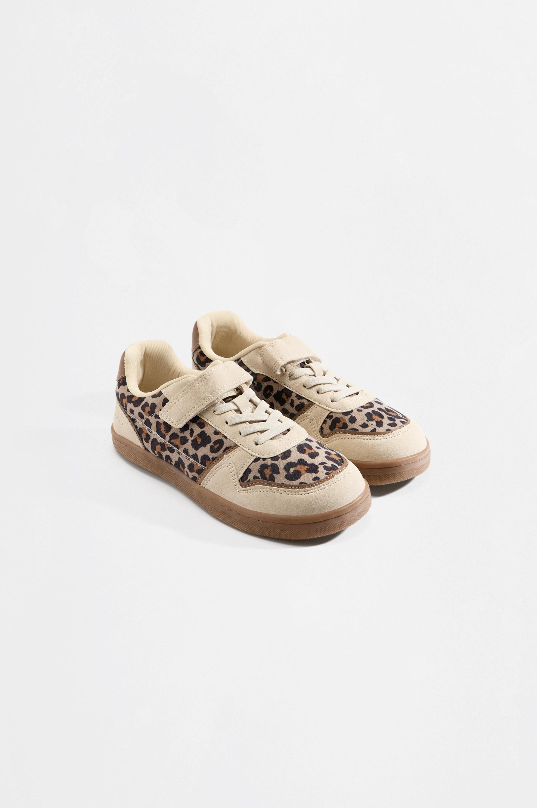 Barefoot animal print sneakers — LEOPARD