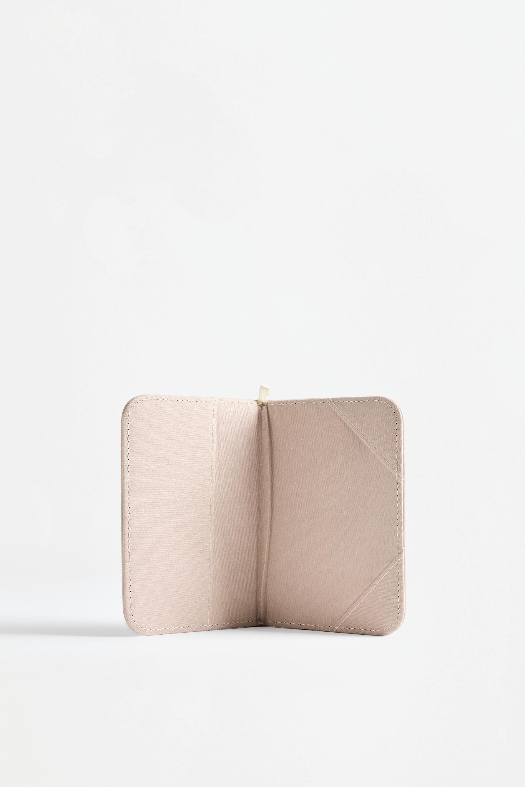 Passport holder — ECRU