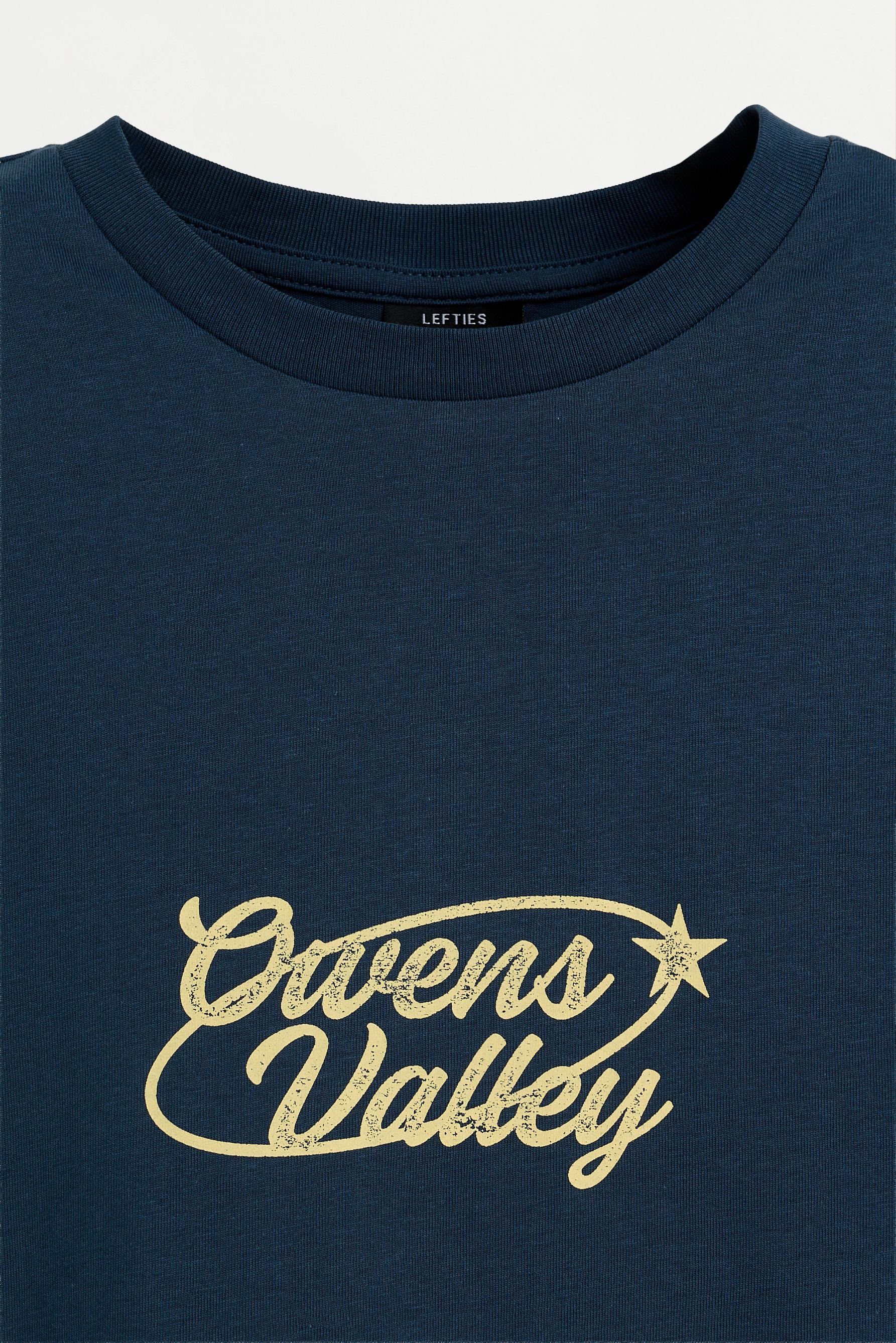 Printed T-shirt — FADED BLUE
