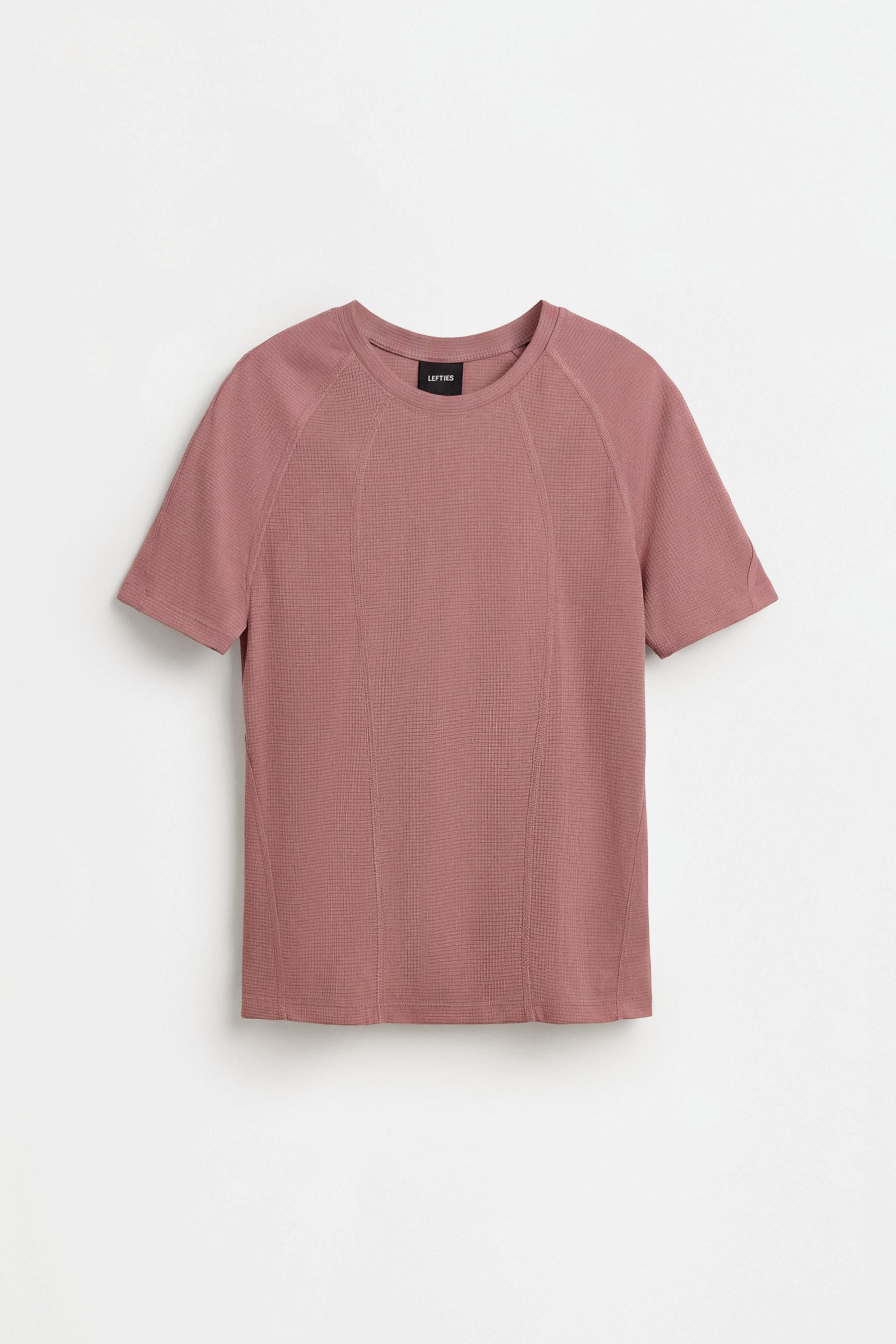 Seamed sports T-shirt — PINK