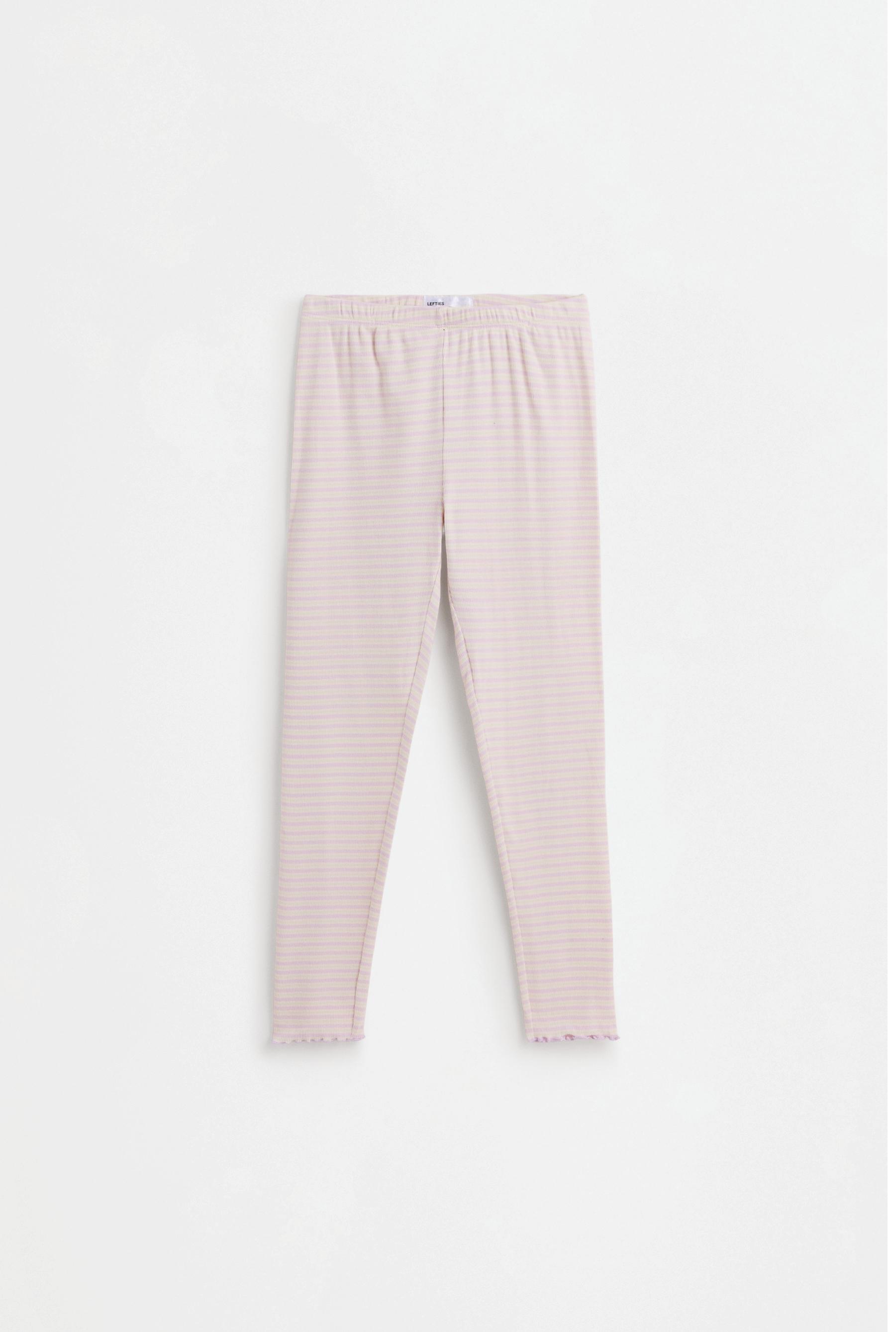Ribbed animal print pyjamas — STRIPED
