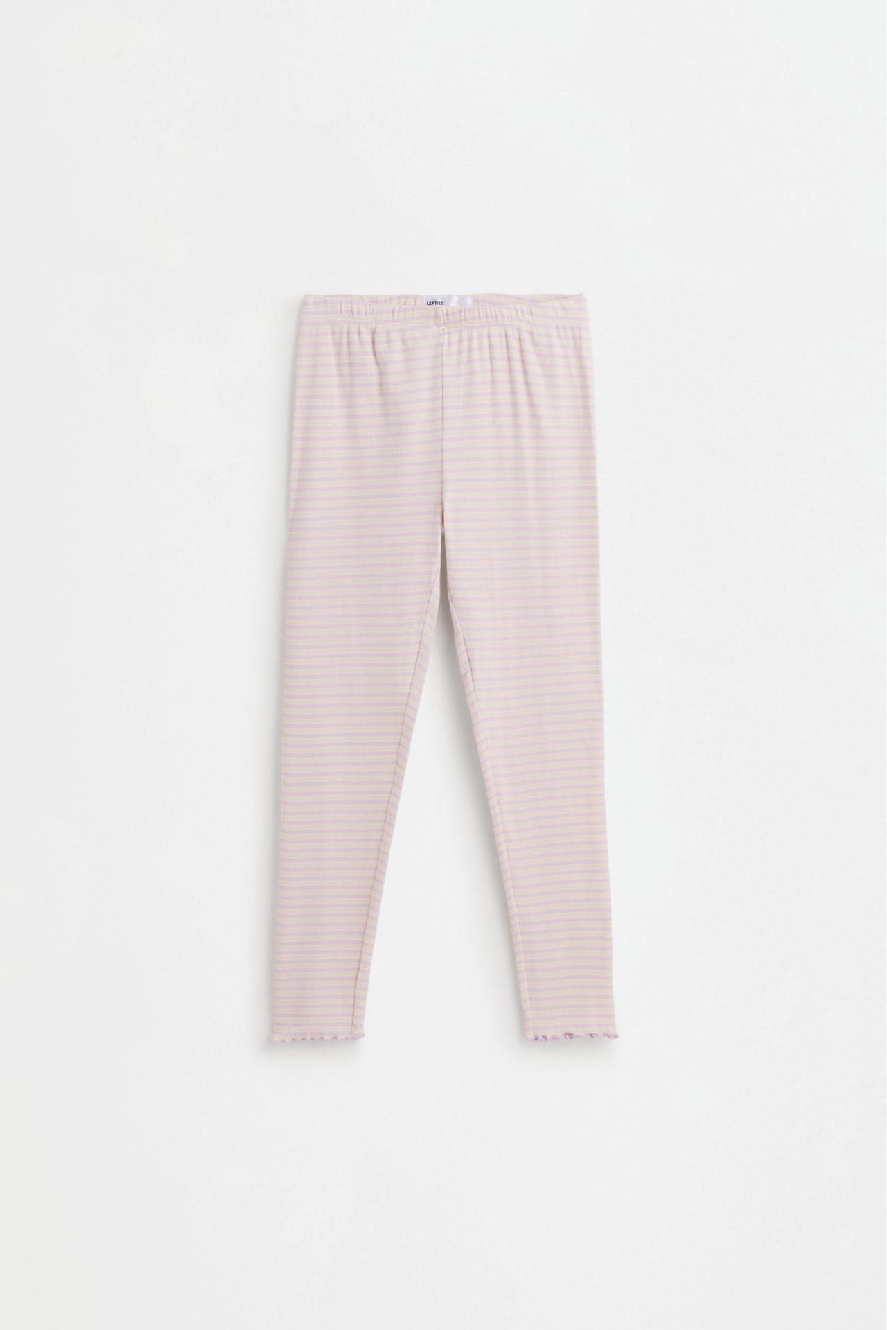 Ribbed animal print pyjamas — STRIPED