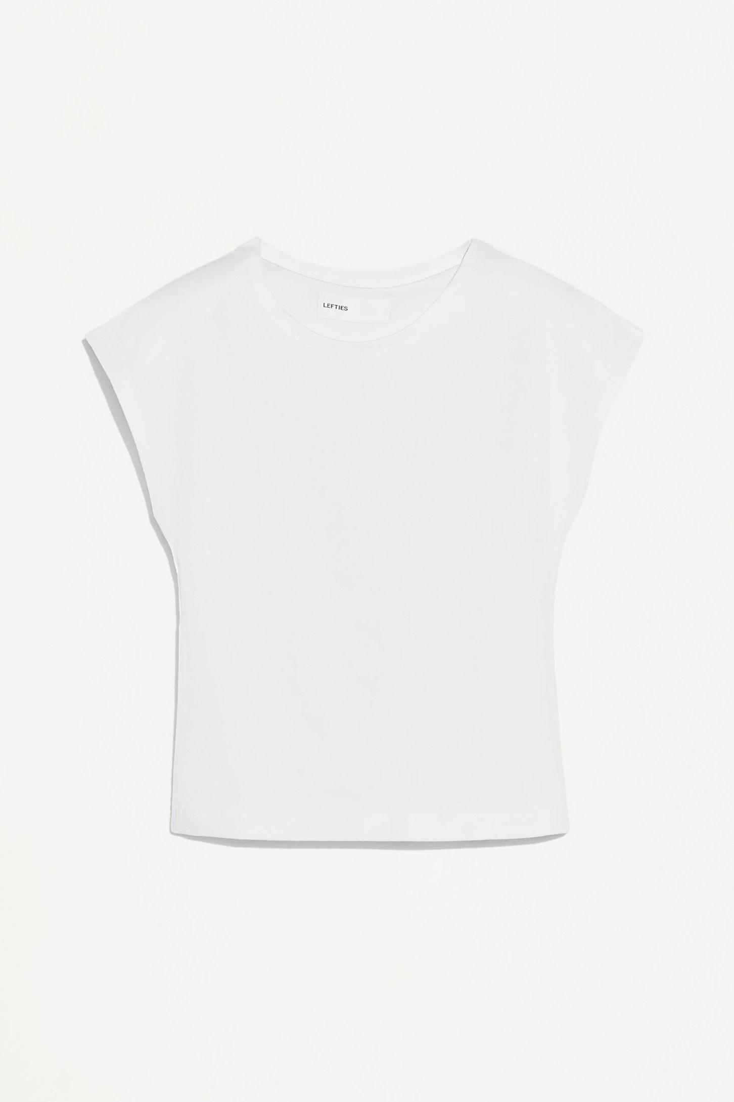 Cropped T-shirt — WHITE