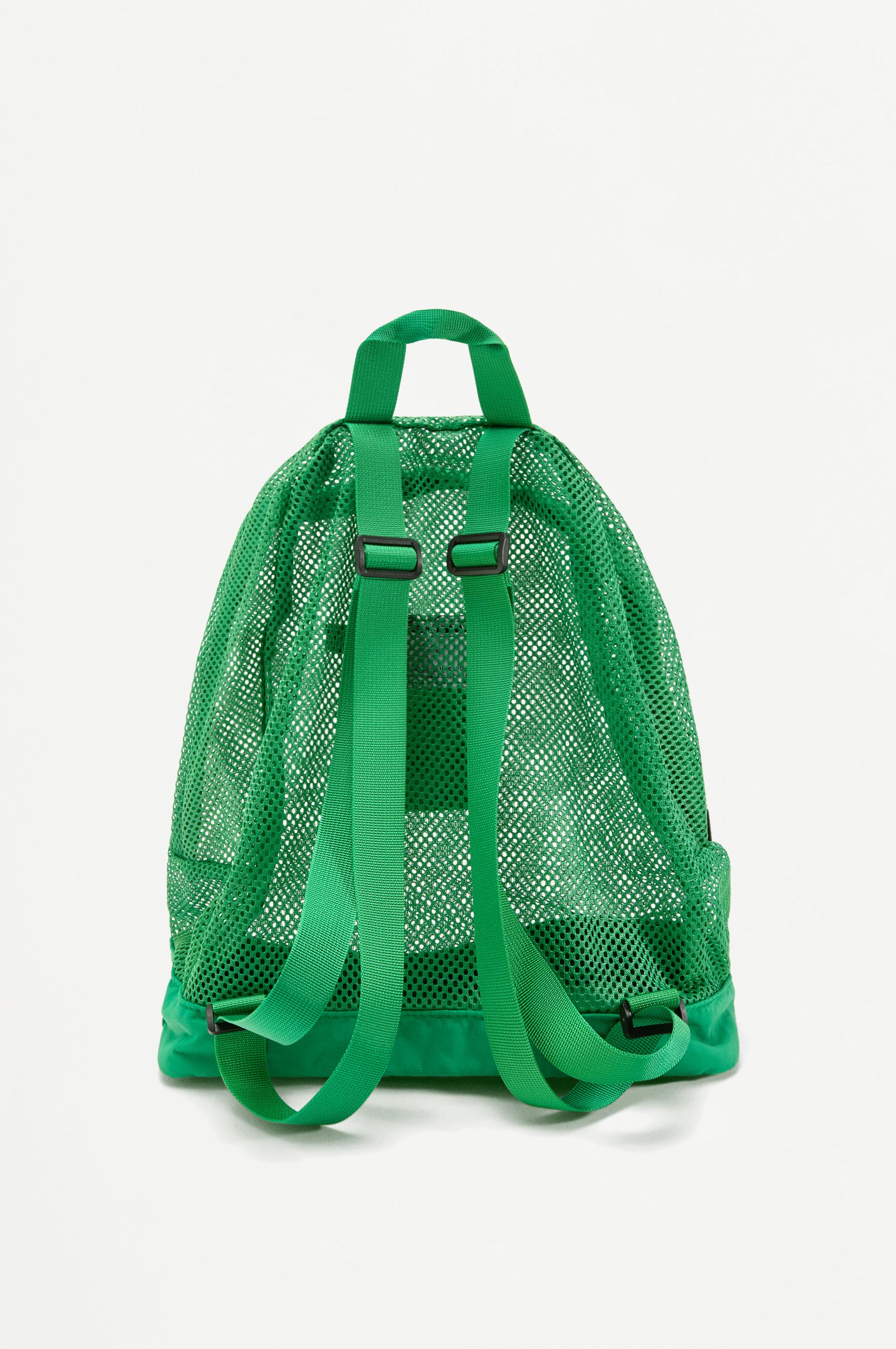 Minecraft net backpack — GREEN (alternate view)