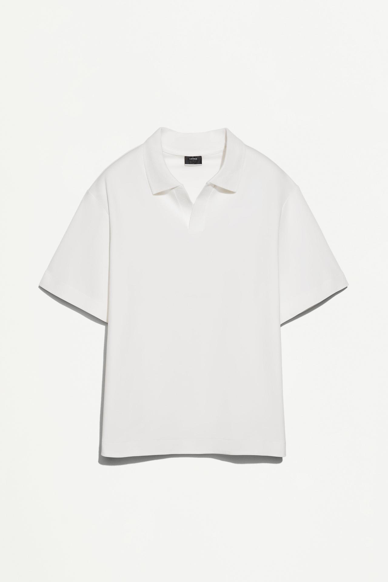 Interlock polo shirt — OFF WHITE