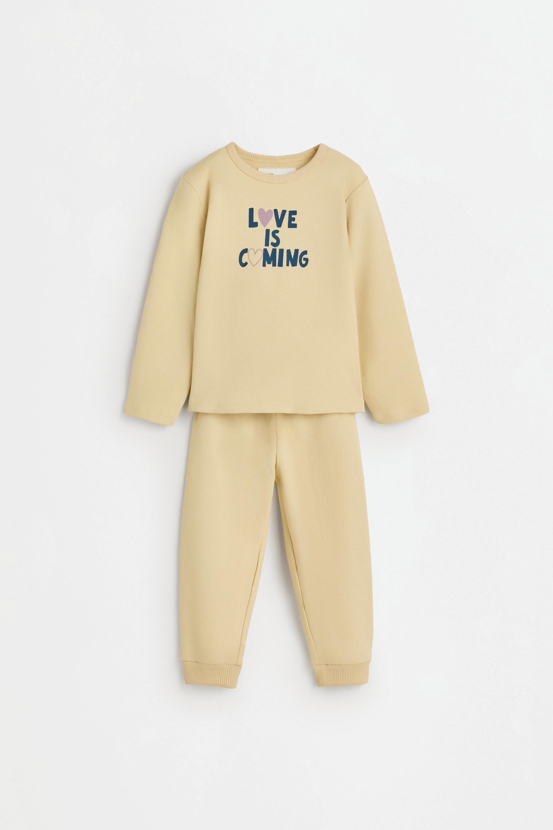 Pack of 2 printed pyjamas — PASTEL YELLOW