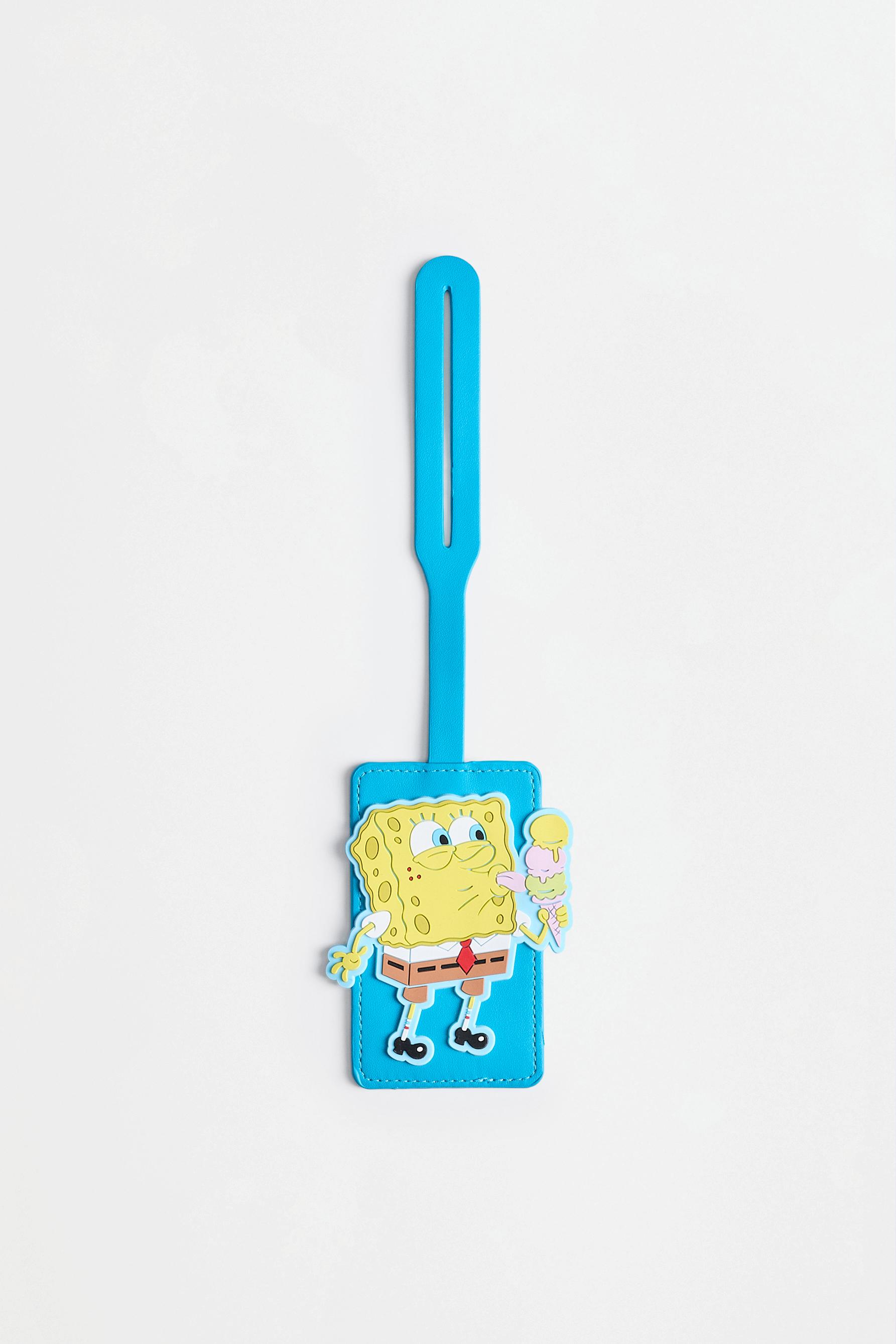 SpongeBob Nickelodeon™ suitcase ID tag — YELLOW TONES