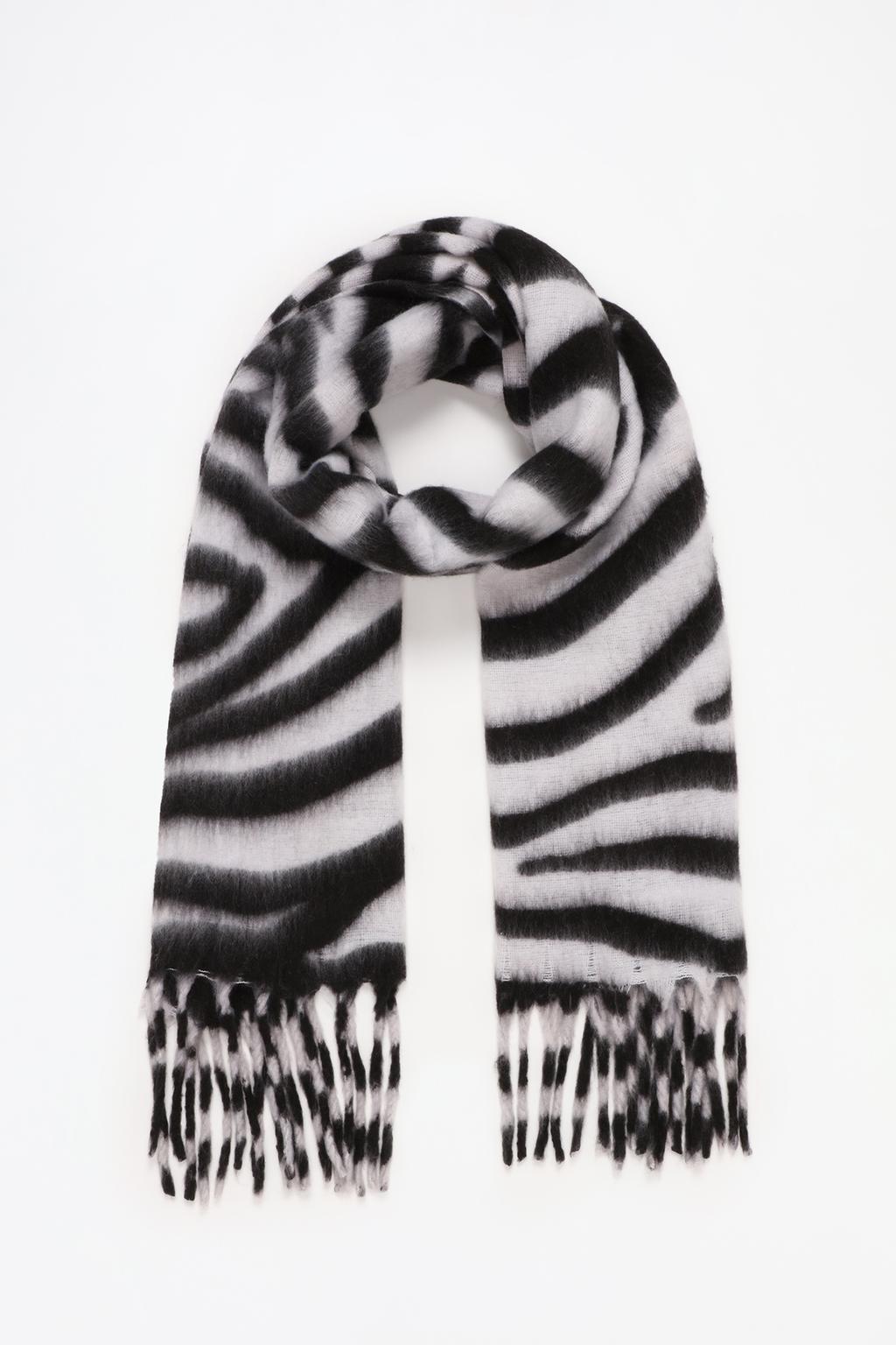 Animal print scarf