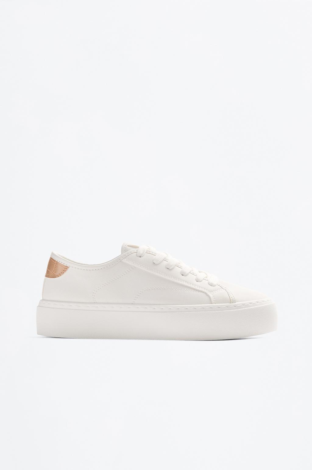 Minimalist chunky sole trainers