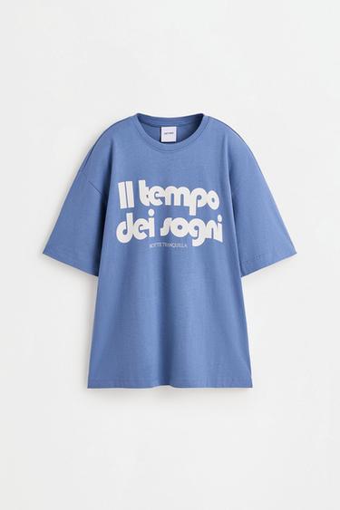 Printed pyjamas — ECRU/BLUE 7