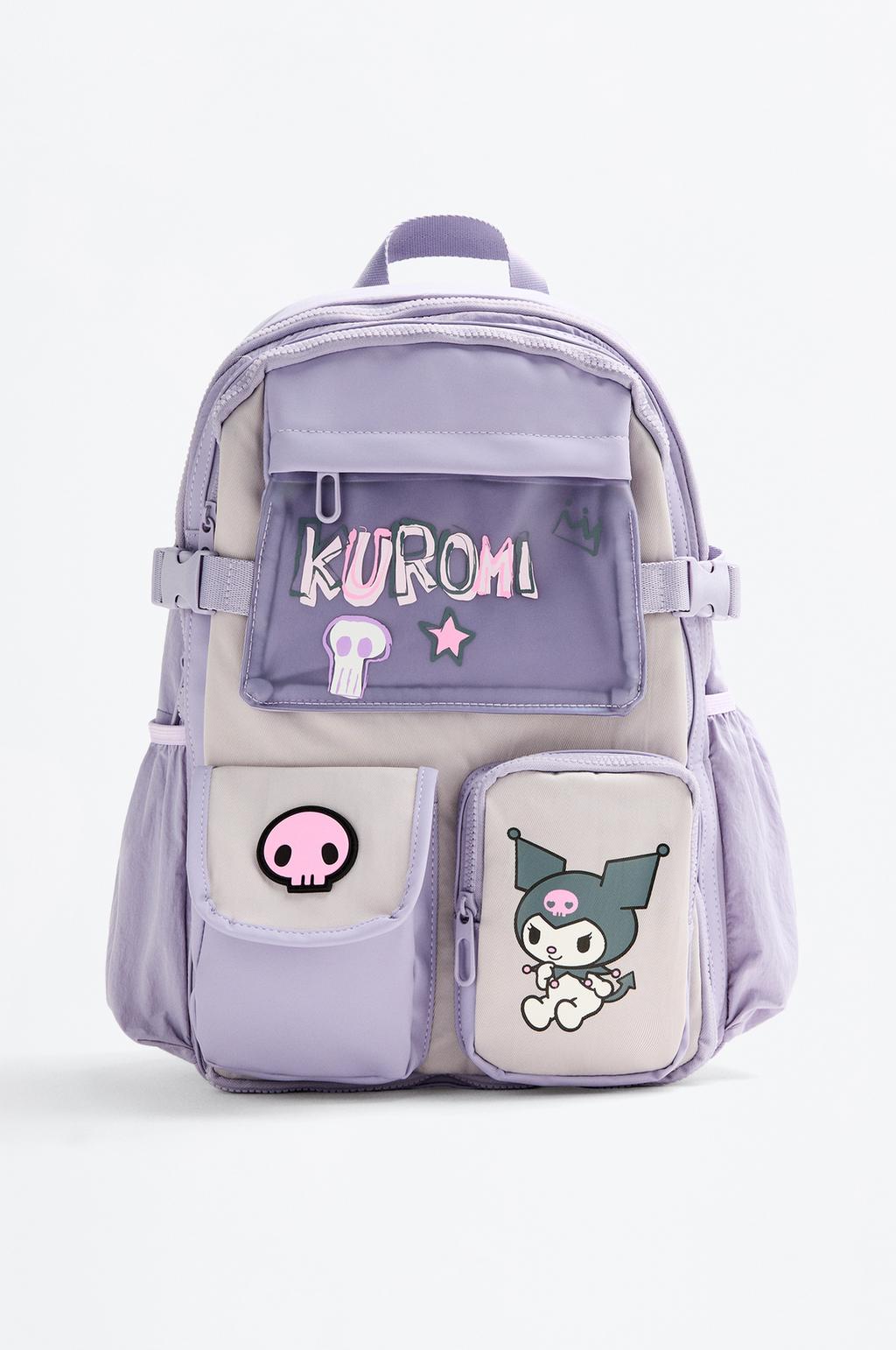 Kuromi Hello Kitty ©SANRIO multi-pocket backpack