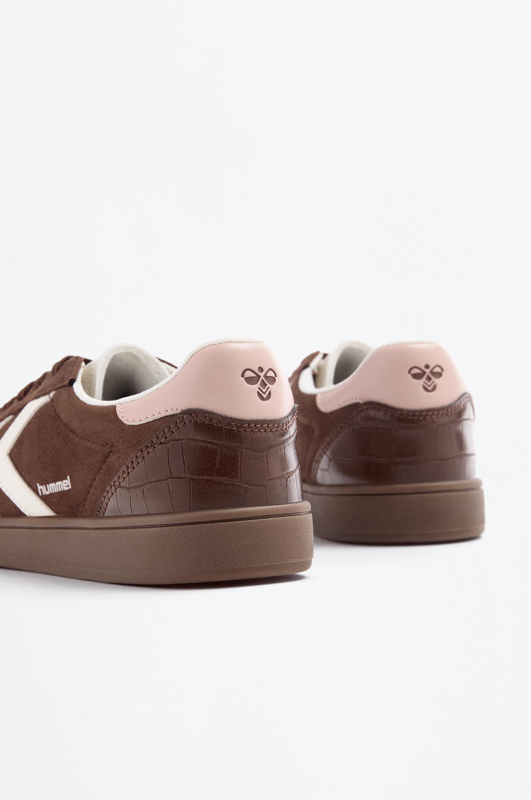 Lefties Kahverengi Lefties Hummel retro spor ayakkabı