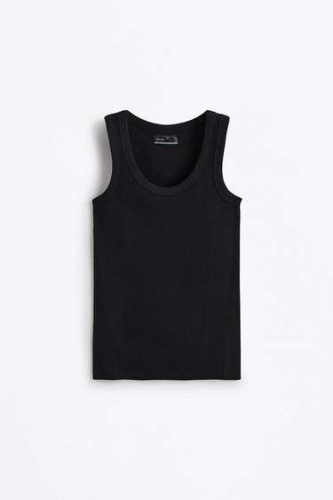Racerback top — BLACK 4