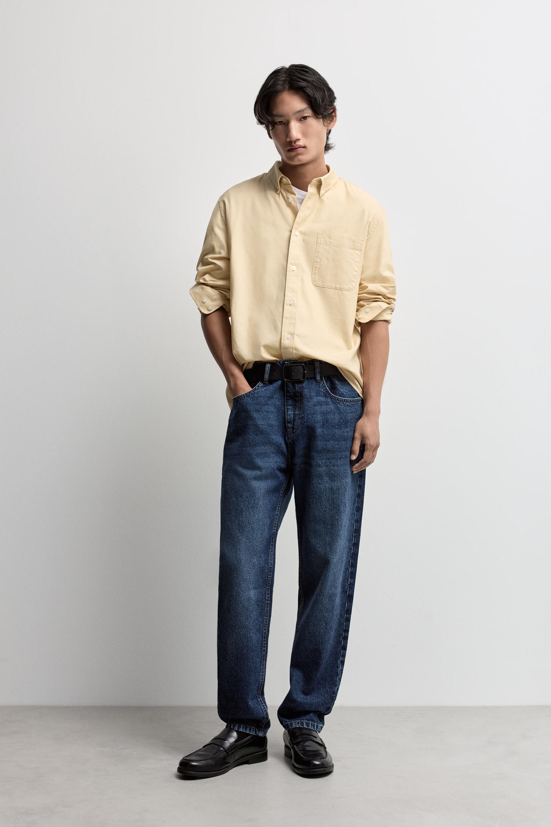 Oxford shirt — YELLOW
